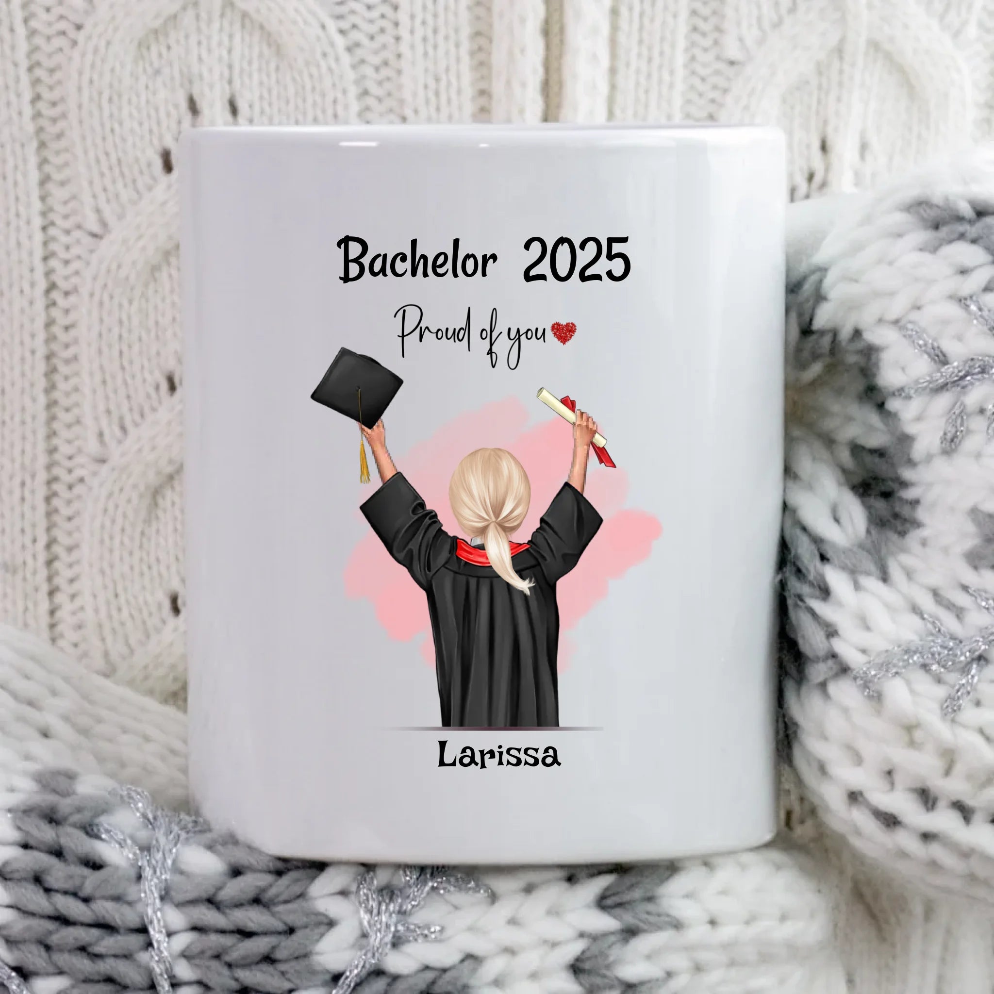 Personalisierte Bachelor Tasse für Mädchen & Tochter - Cantty