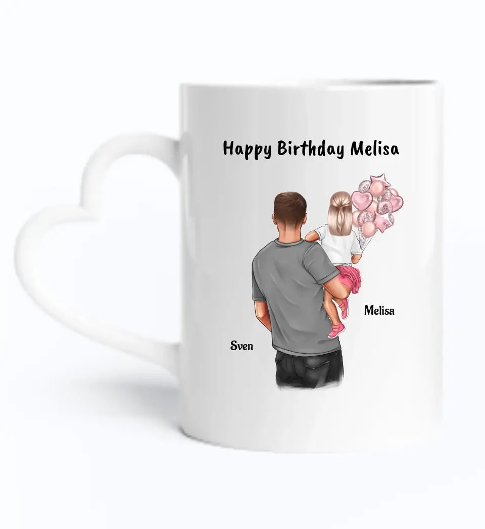 Personalisierte Geschenk Tasse für Mädchen zum Geburtstag von Patenonkel - Cantty