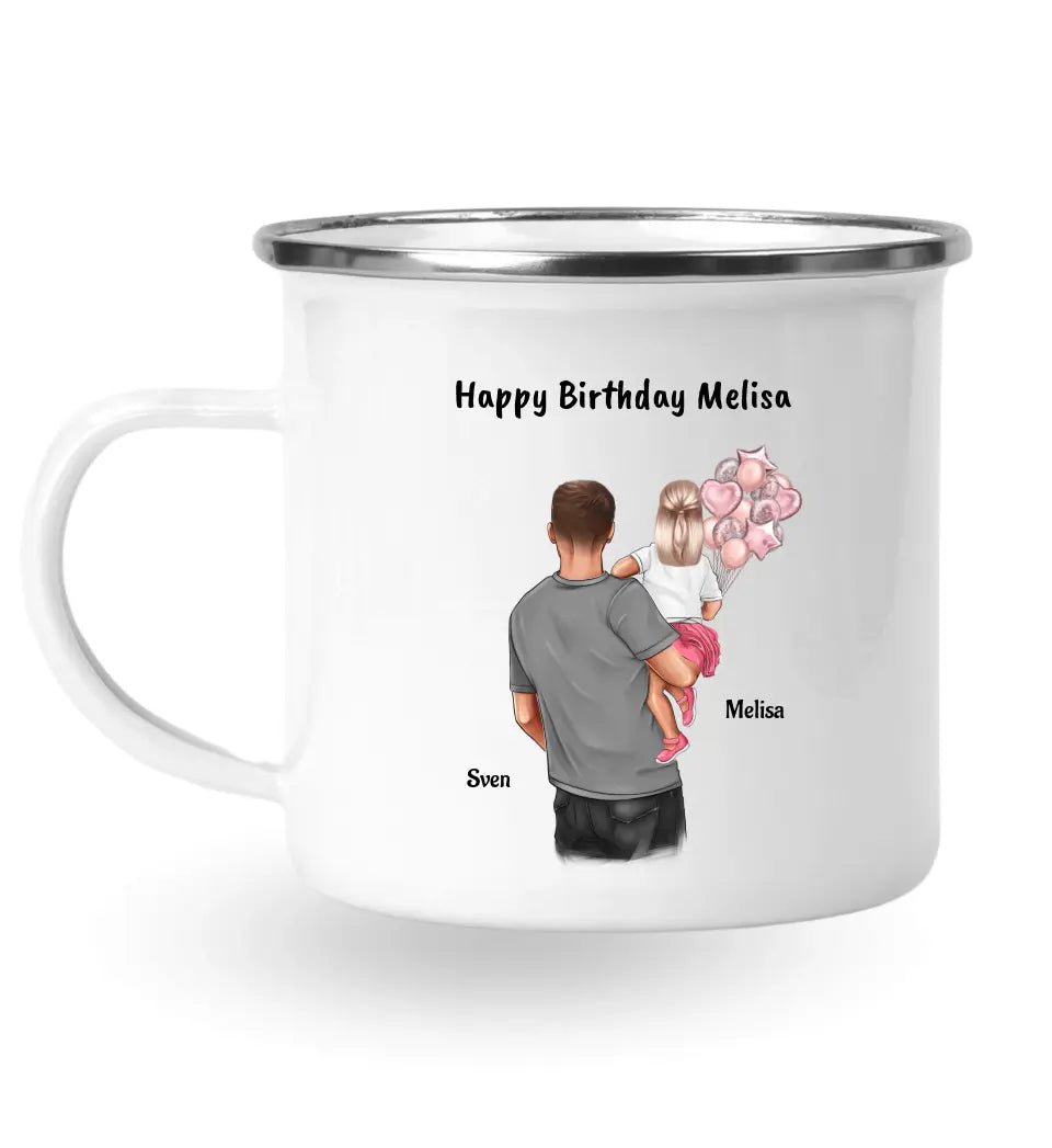 Personalisierte Geschenk Tasse für Mädchen zum Geburtstag von Patenonkel - Cantty