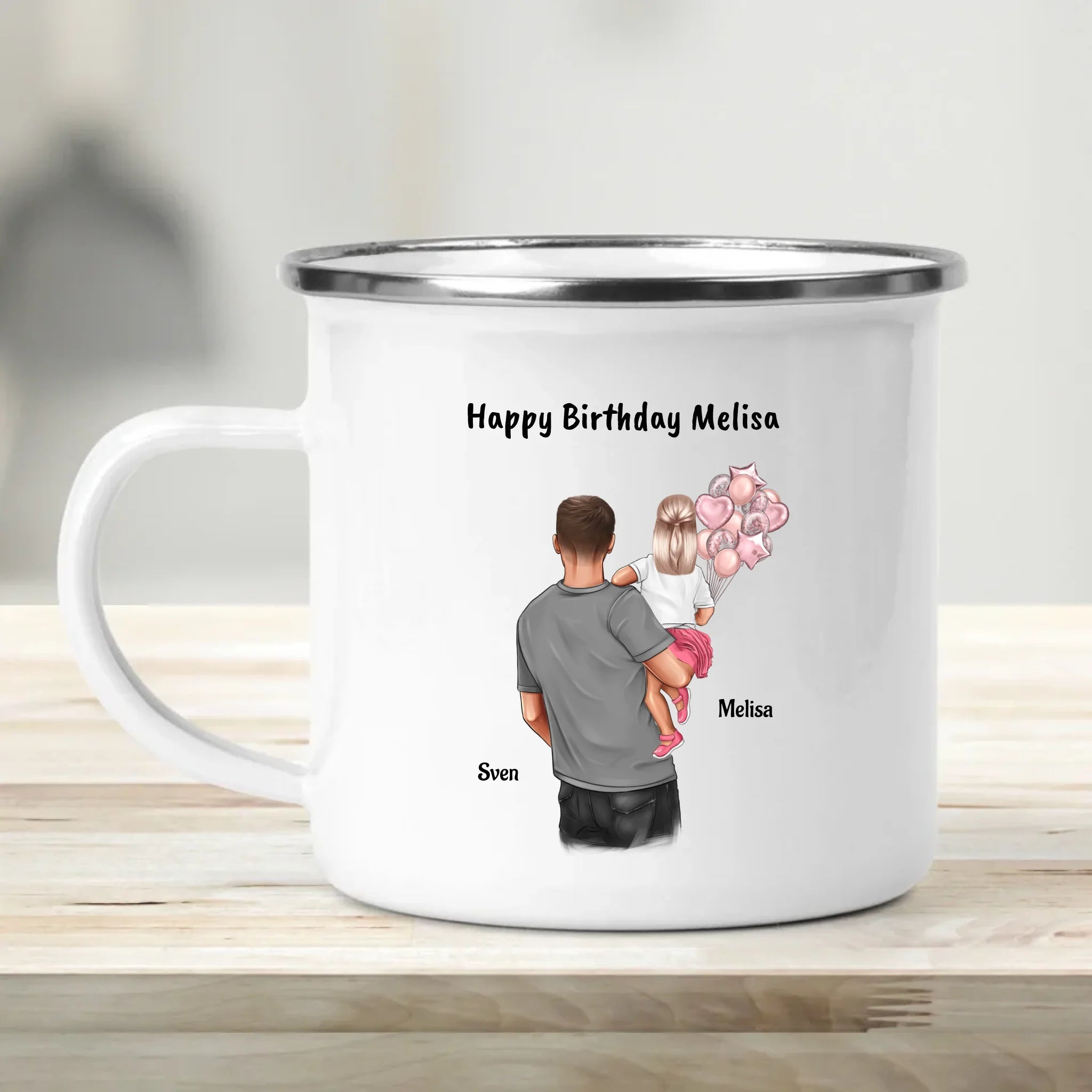 Personalisierte Geschenk Tasse für Mädchen zum Geburtstag von Patenonkel - Cantty