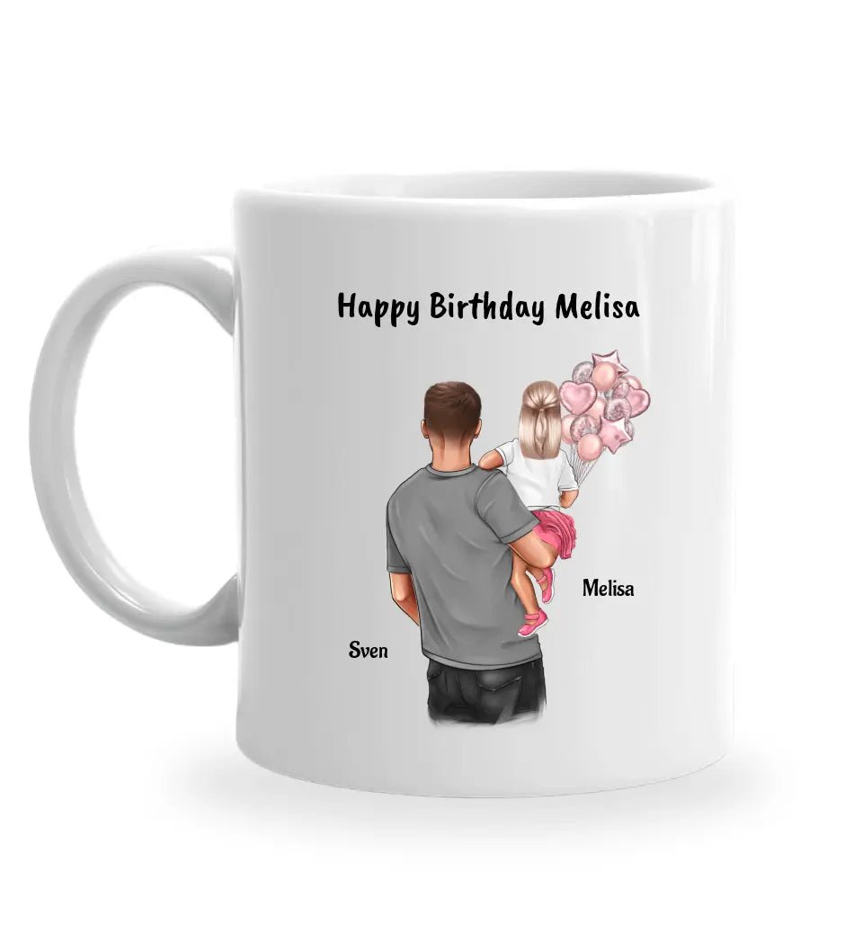 Personalisierte Geschenk Tasse für Mädchen zum Geburtstag von Patenonkel - Cantty