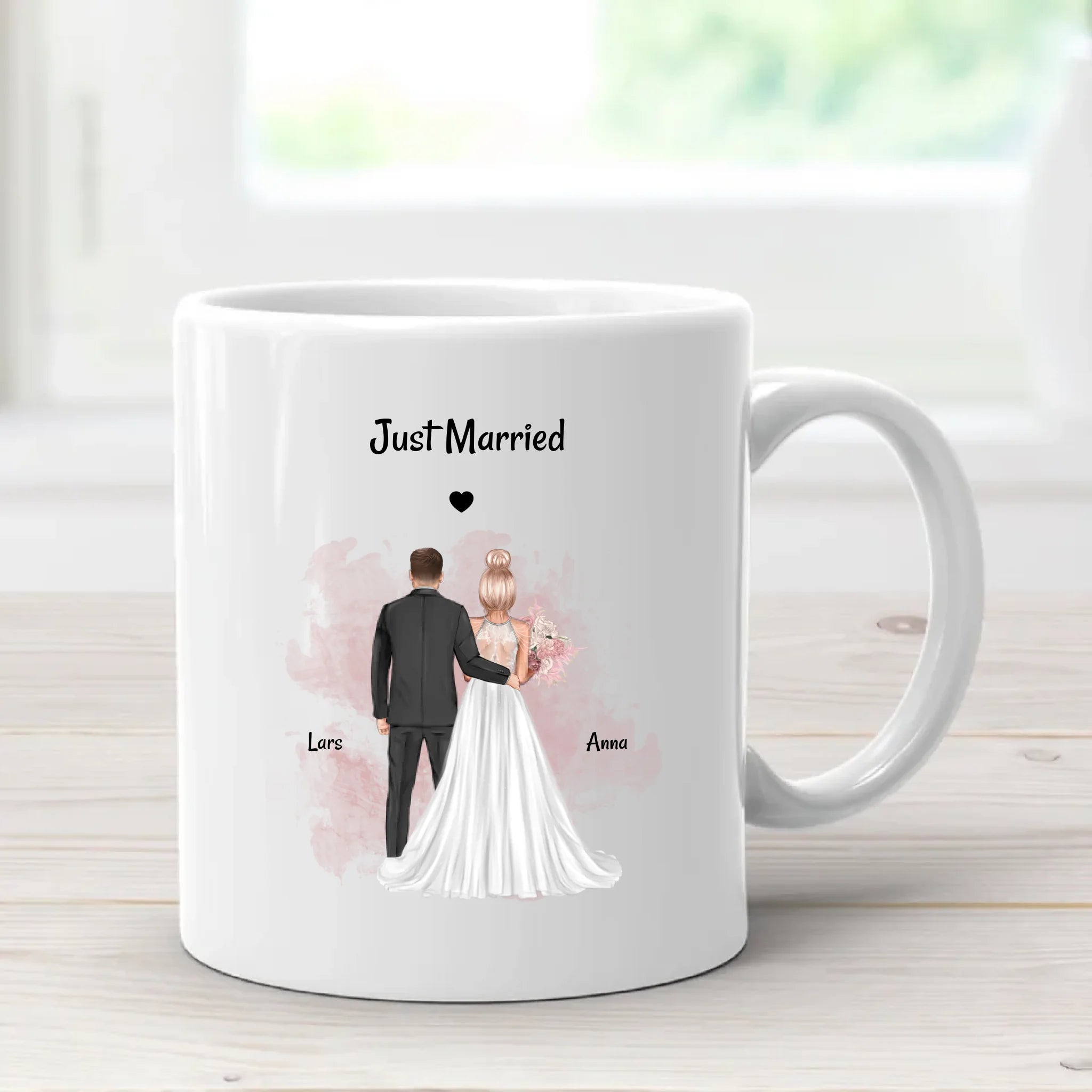 Personalisierte Hochzeitspaar Tasse Geschenk - Cantty