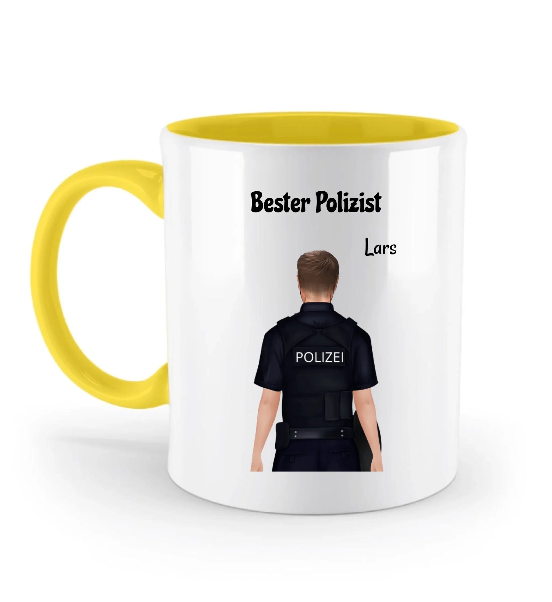 Personalisierte Polizei Tasse Geschenk für Mann - Cantty