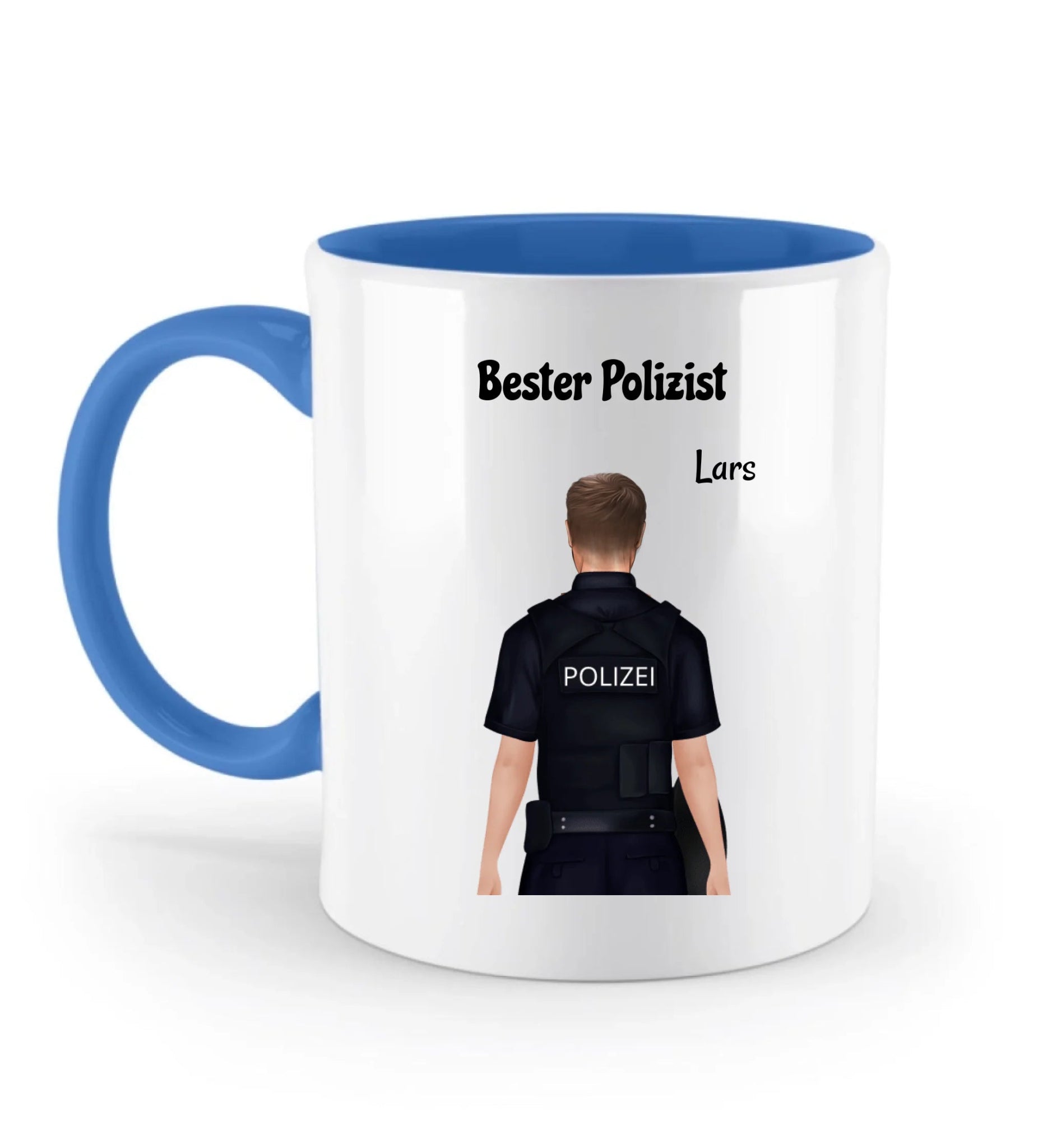 Personalisierte Polizei Tasse Geschenk für Mann - Cantty