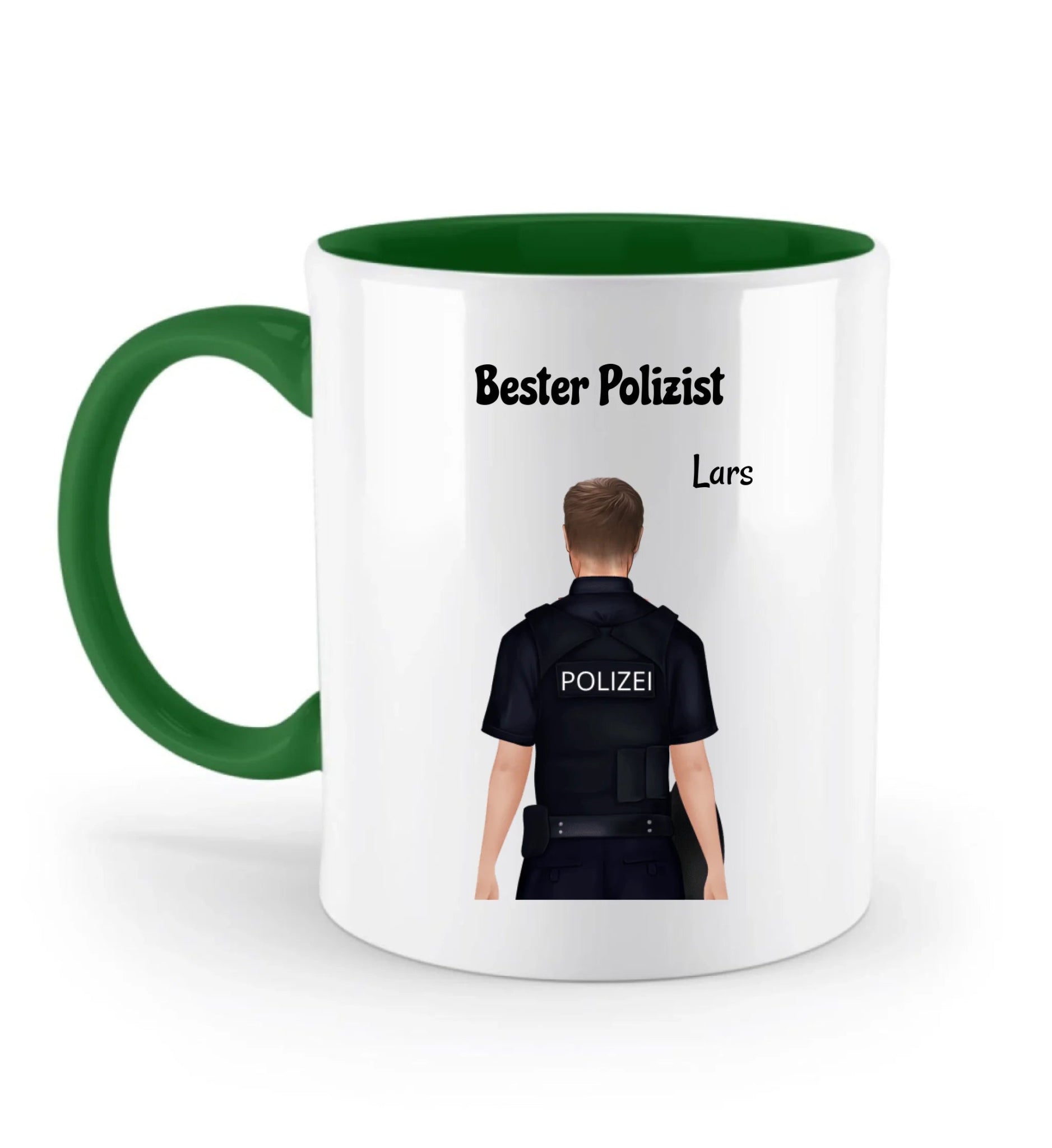 Personalisierte Polizei Tasse Geschenk für Mann - Cantty