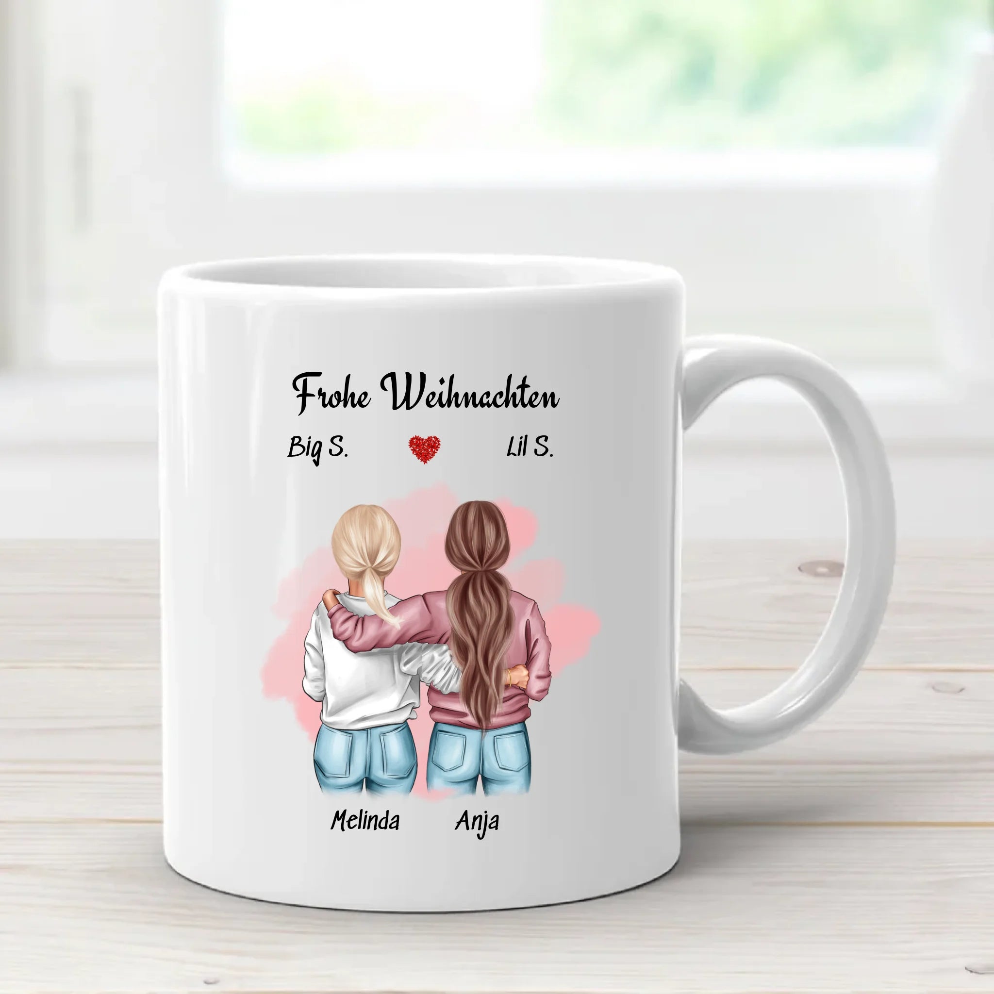 Personalisierte Schwester Tasse Geschenk Weihnachten - Cantty