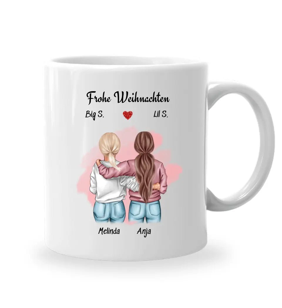 Personalisierte Schwester Tasse Geschenk Weihnachten - Cantty