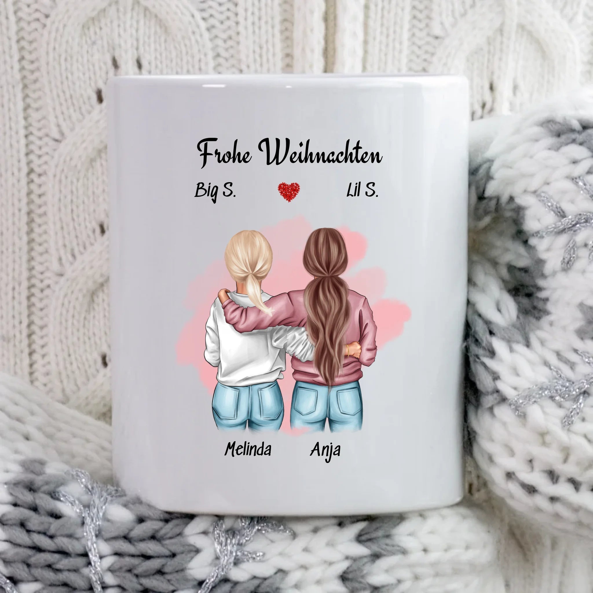 Personalisierte Schwester Tasse Geschenk Weihnachten - Cantty