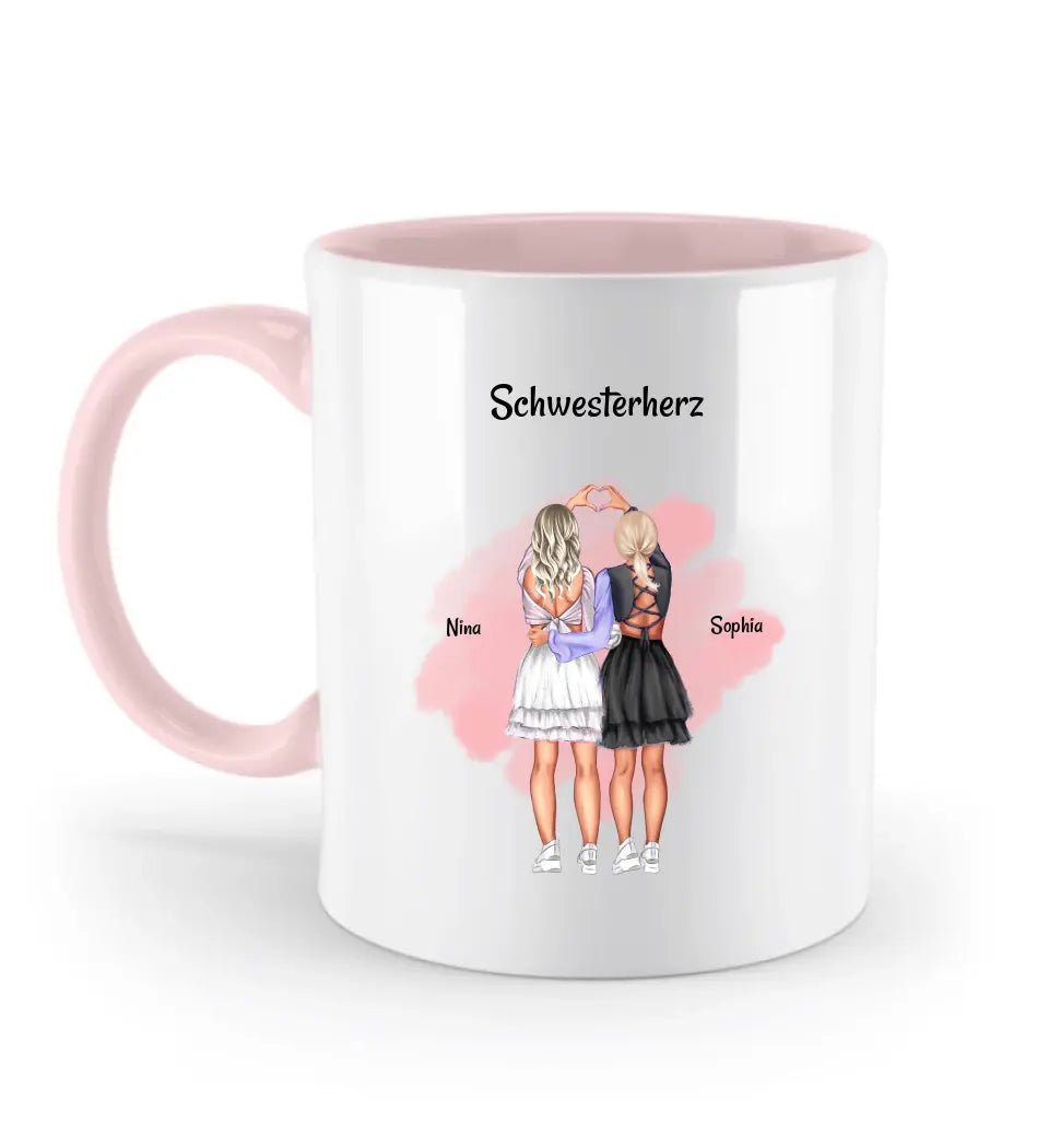 Personalisierte Schwestern Tasse Geschenk - Cantty