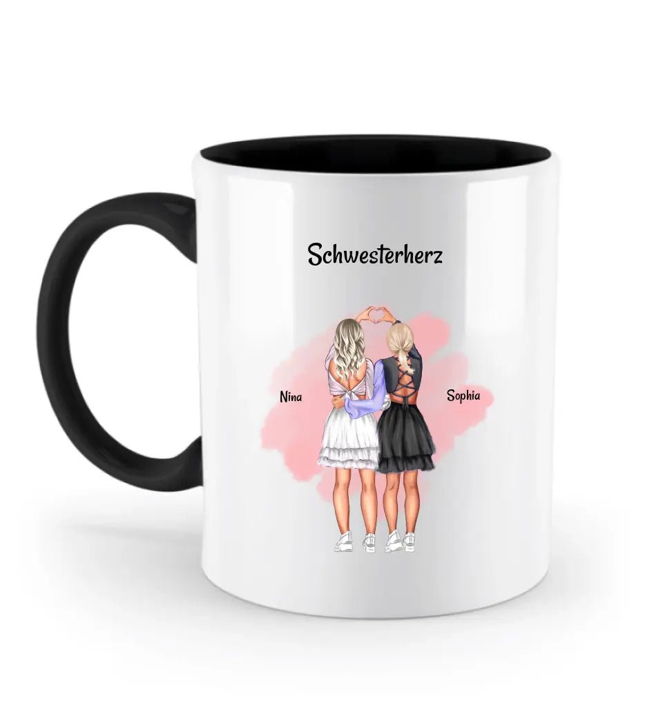 Personalisierte Schwestern Tasse Geschenk - Cantty