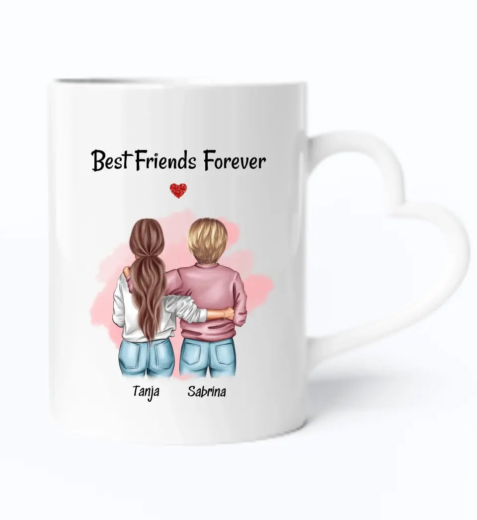 Personalisierte Tasse Beste Freundin Geschenk - Cantty