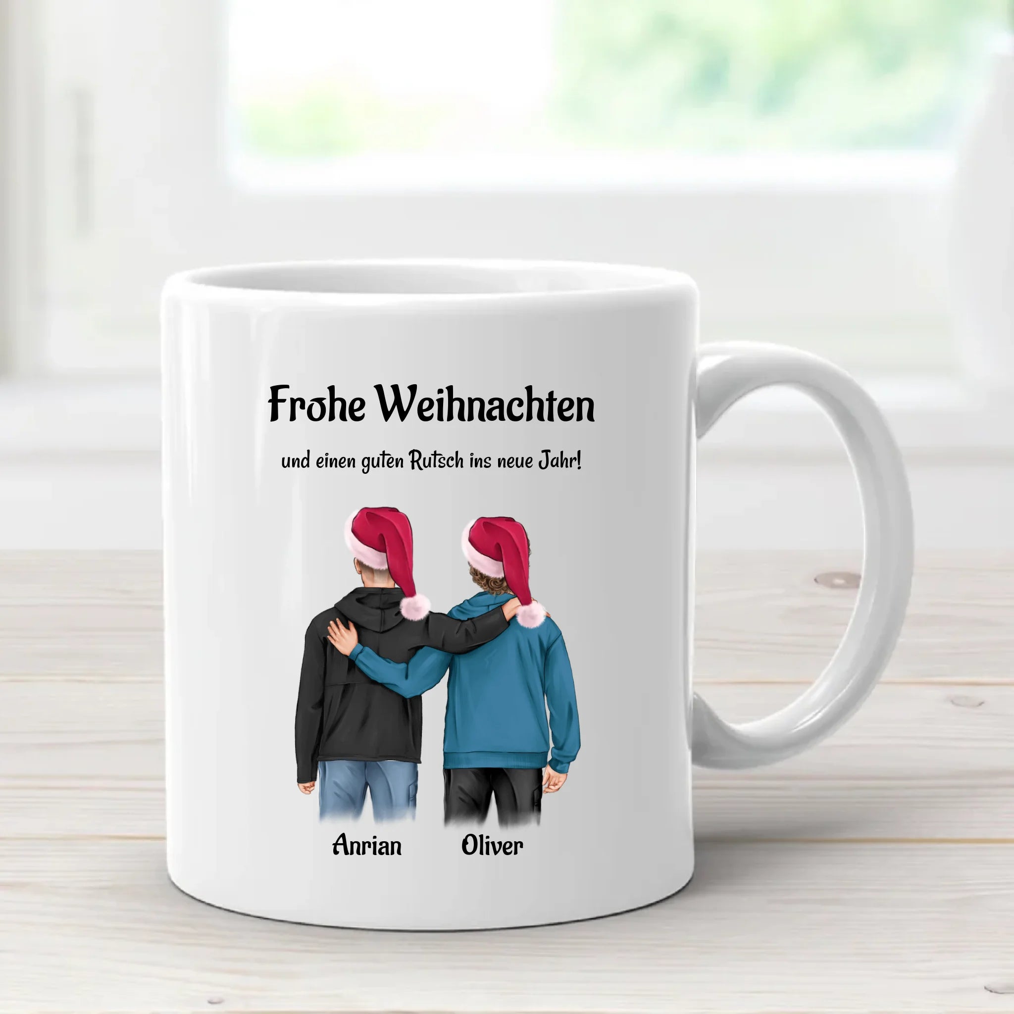 Personalisierte Tasse für beste Freunde Männer Weihnachtsgeschenk - Cantty