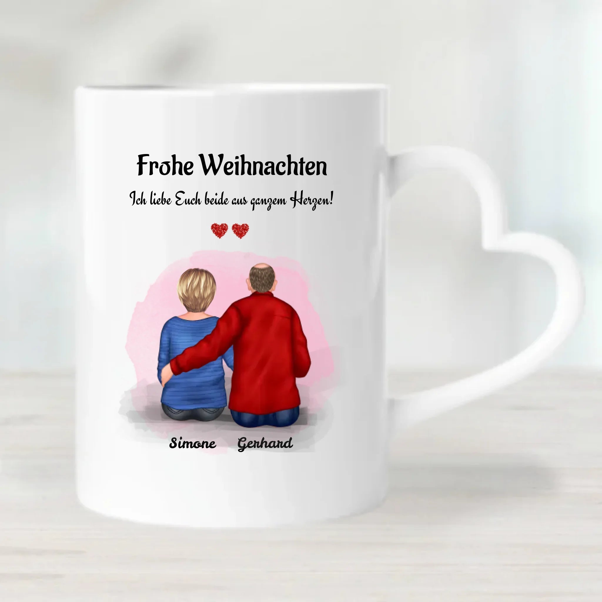 Personalisierte Tasse Geschenk für Oma Opa Weihnachten - Cantty