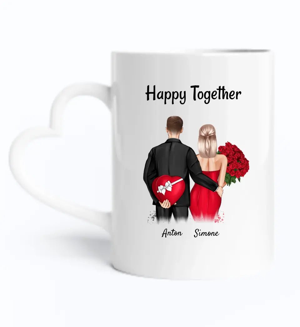 Personalisierte Tasse Geschenk Valentinstag - Cantty