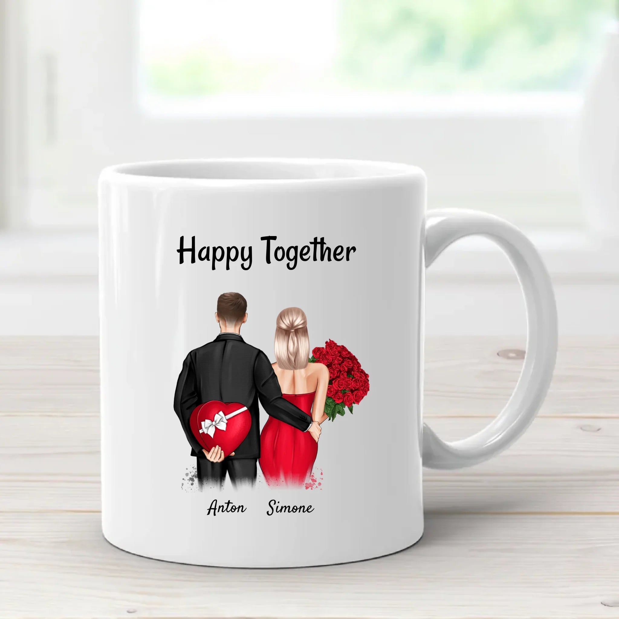 Personalisierte Tasse Geschenk Valentinstag - Cantty