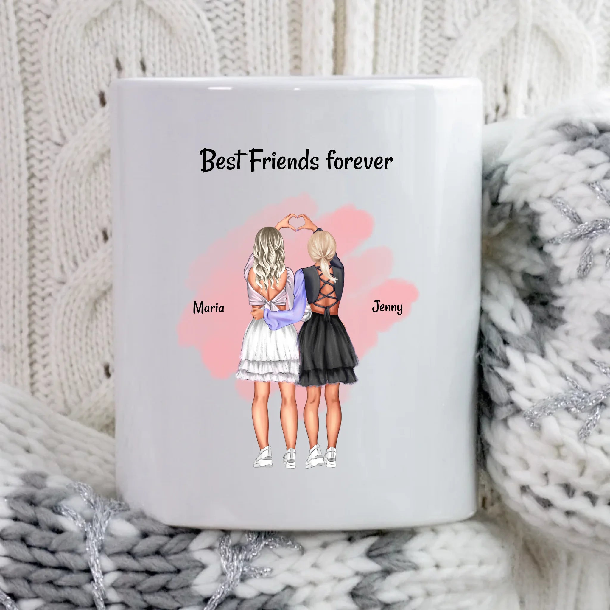 Personalisierte Tasse Mädchen Geschenk Beste Freundin - Cantty