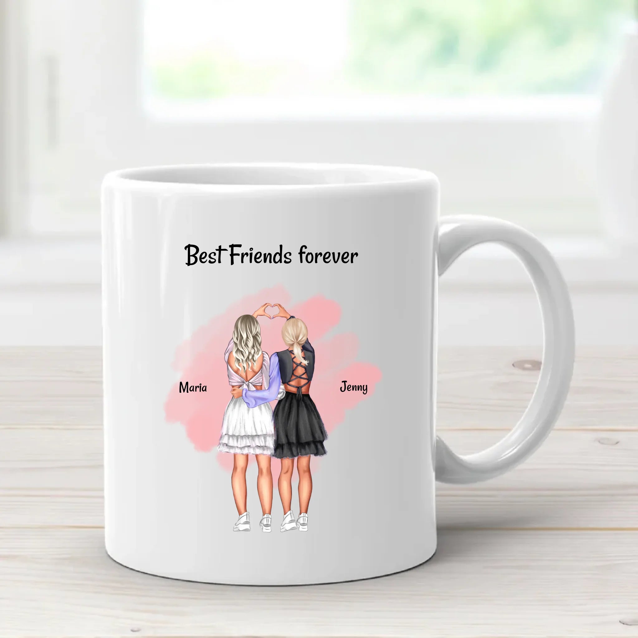 Personalisierte Tasse Mädchen Geschenk Beste Freundin - Cantty