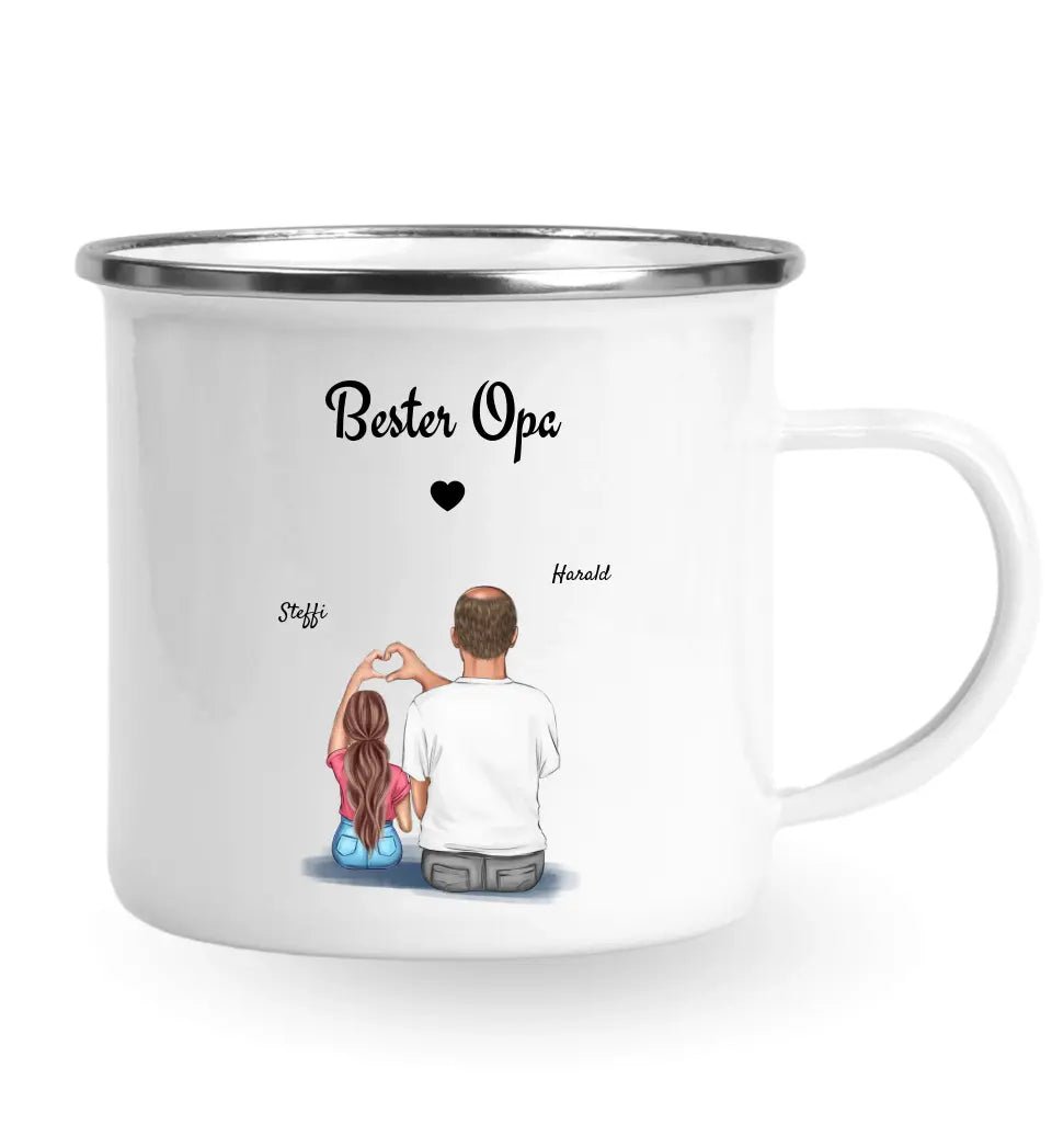 Personalisierte Tasse Opa Weihnachtsgeschenk selber gestalten - Cantty