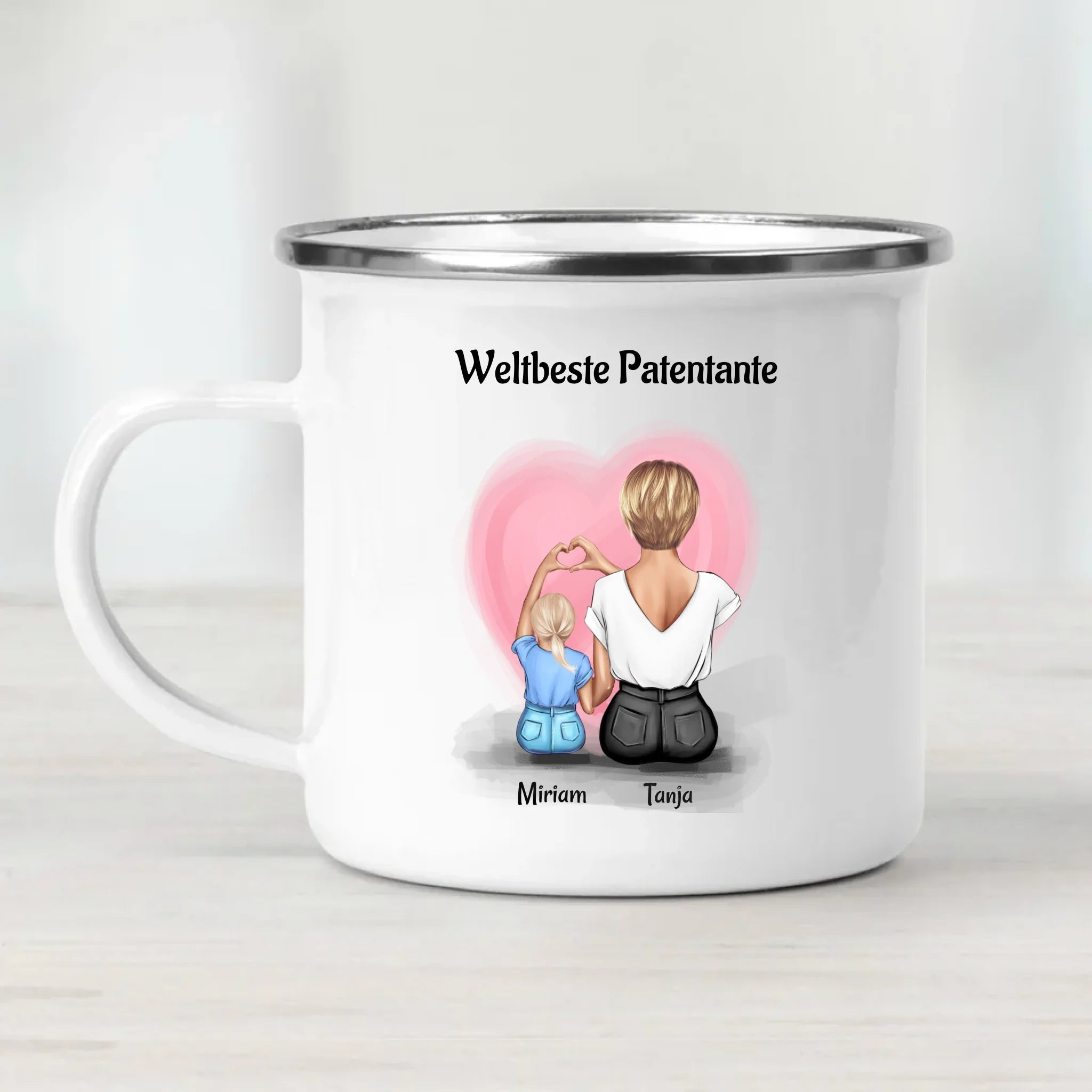 Personalisierte Tasse Patentante Geschenk - Cantty