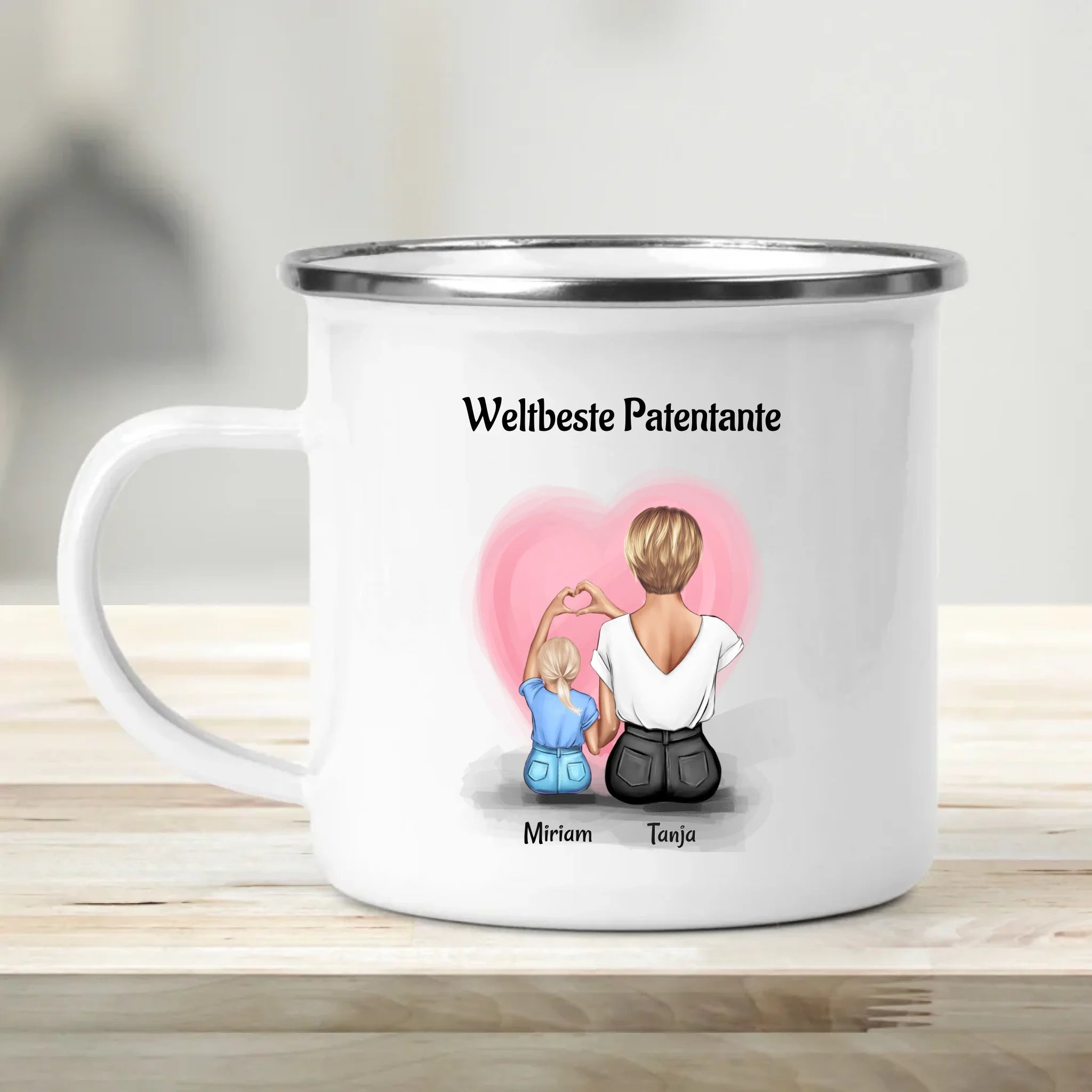 Personalisierte Tasse Patentante Geschenk - Cantty