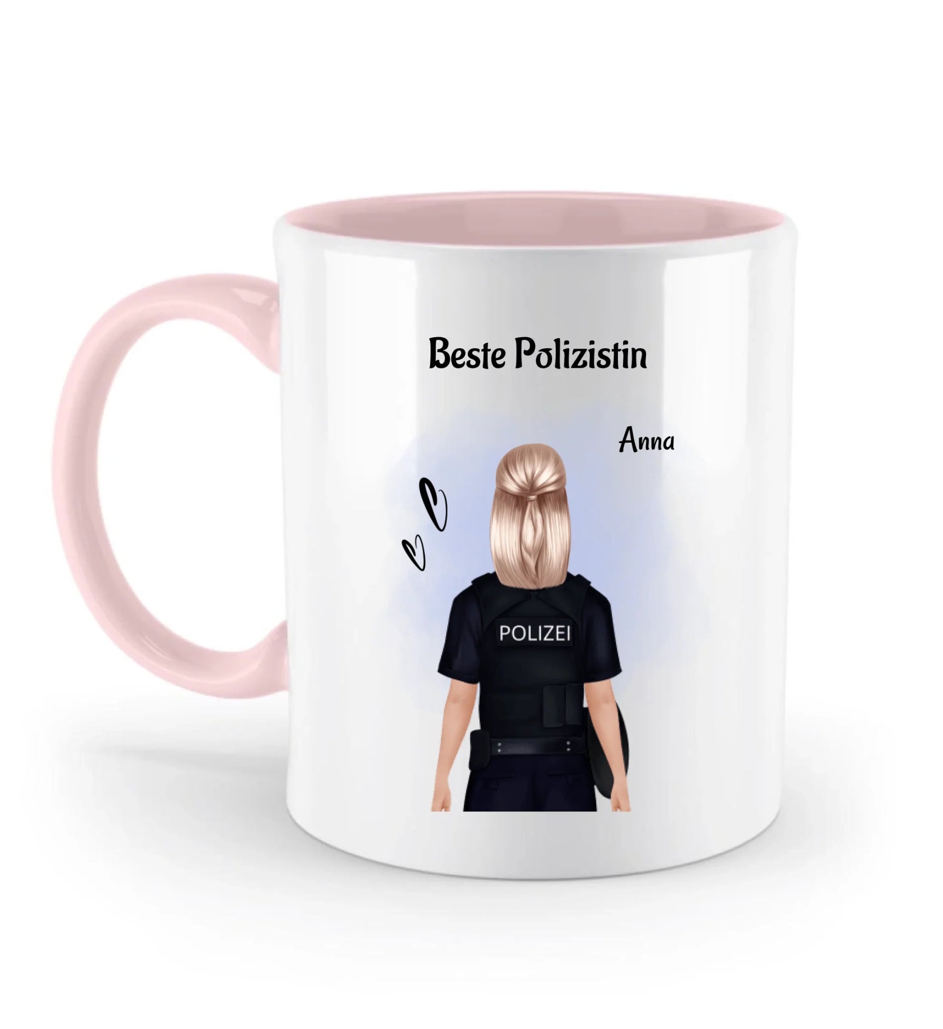 Personalisierte Tasse Polizistin Geschenk mit Name - Cantty