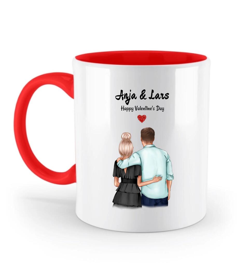 Personalisierte Valentinstag Tasse - Cantty