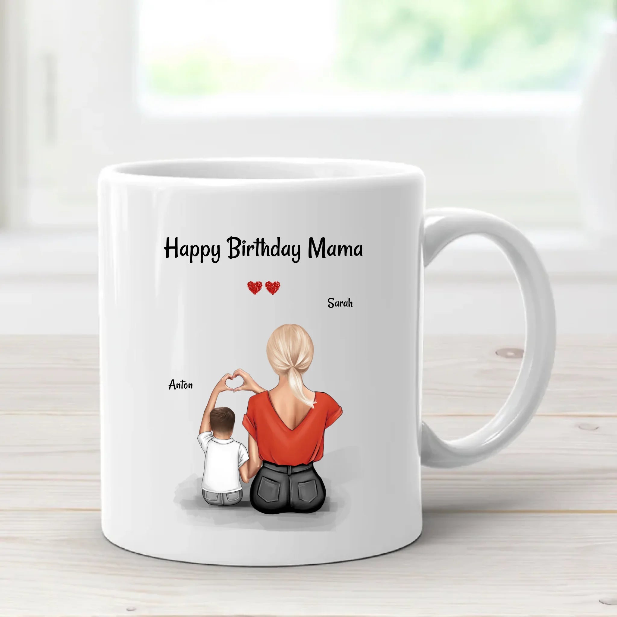 Personalisiertes Mutter Geburtstag Tasse Geschenk von kleinen Sohn - Cantty