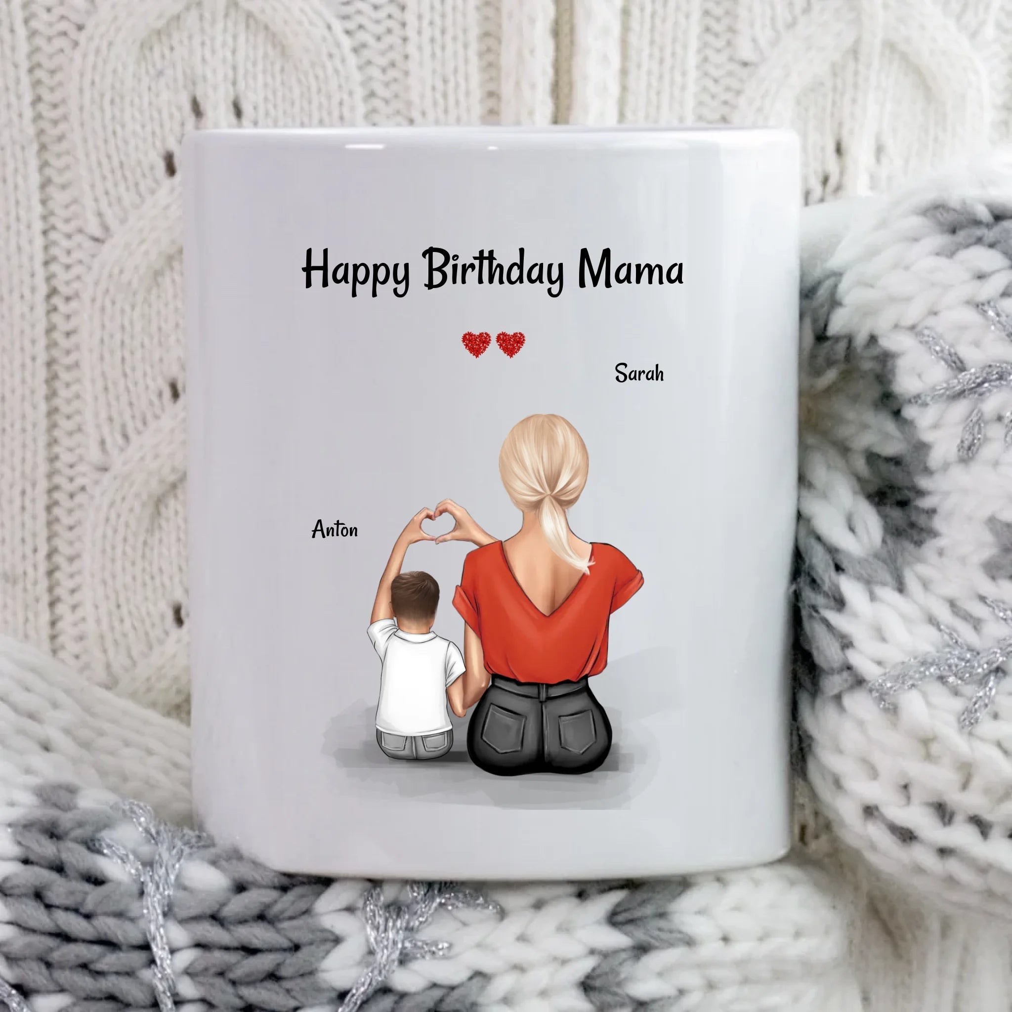 Personalisiertes Mutter Geburtstag Tasse Geschenk von kleinen Sohn - Cantty