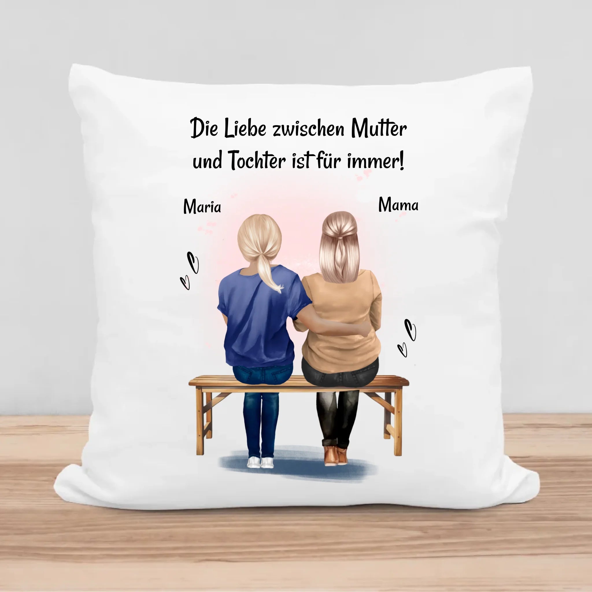 Personalisiertes Mutter Tochter Kissen Geschenk - Cantty