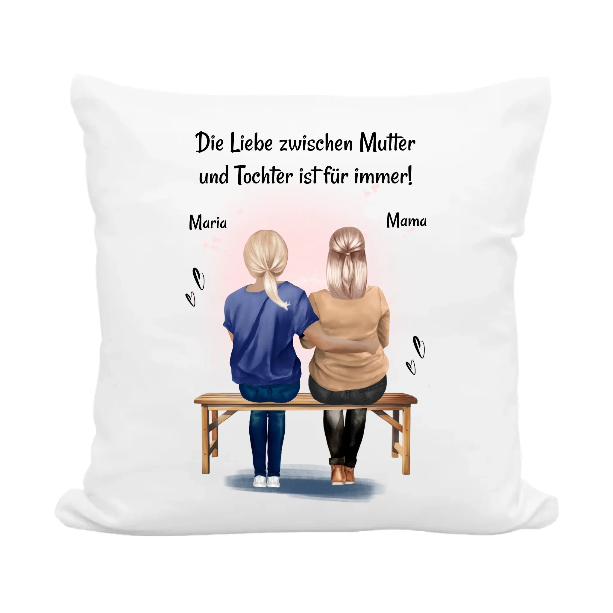 Personalisiertes Mutter Tochter Kissen Geschenk - Cantty