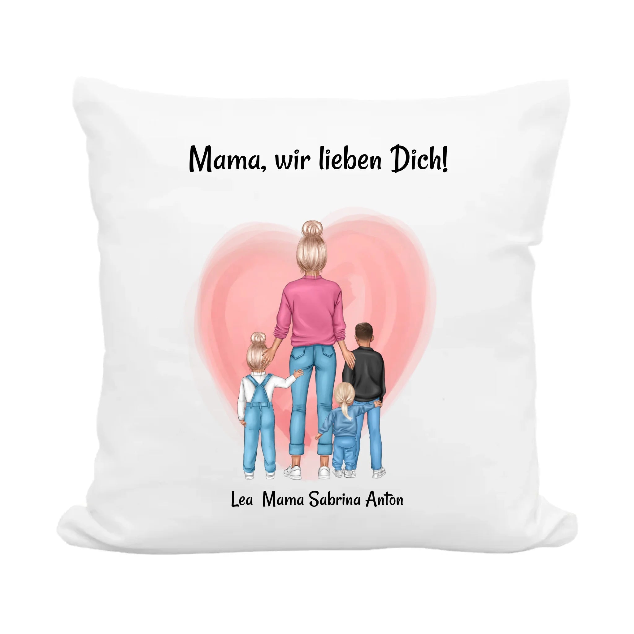 Persönliches Kissen Geschenk für Mama von Kindern - Cantty