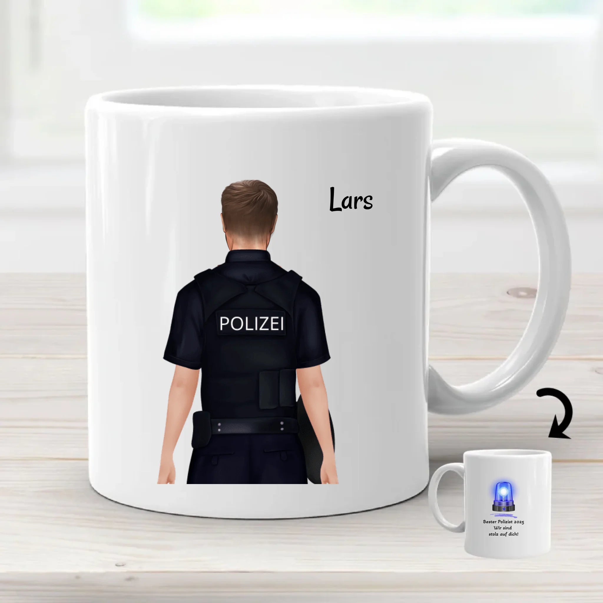 Polizist Mann Tasse Beförderung & Ausbildung Abschluss - Cantty