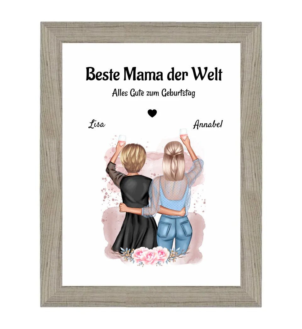 Poster Mama Definition Geschenk von Tochter - Cantty