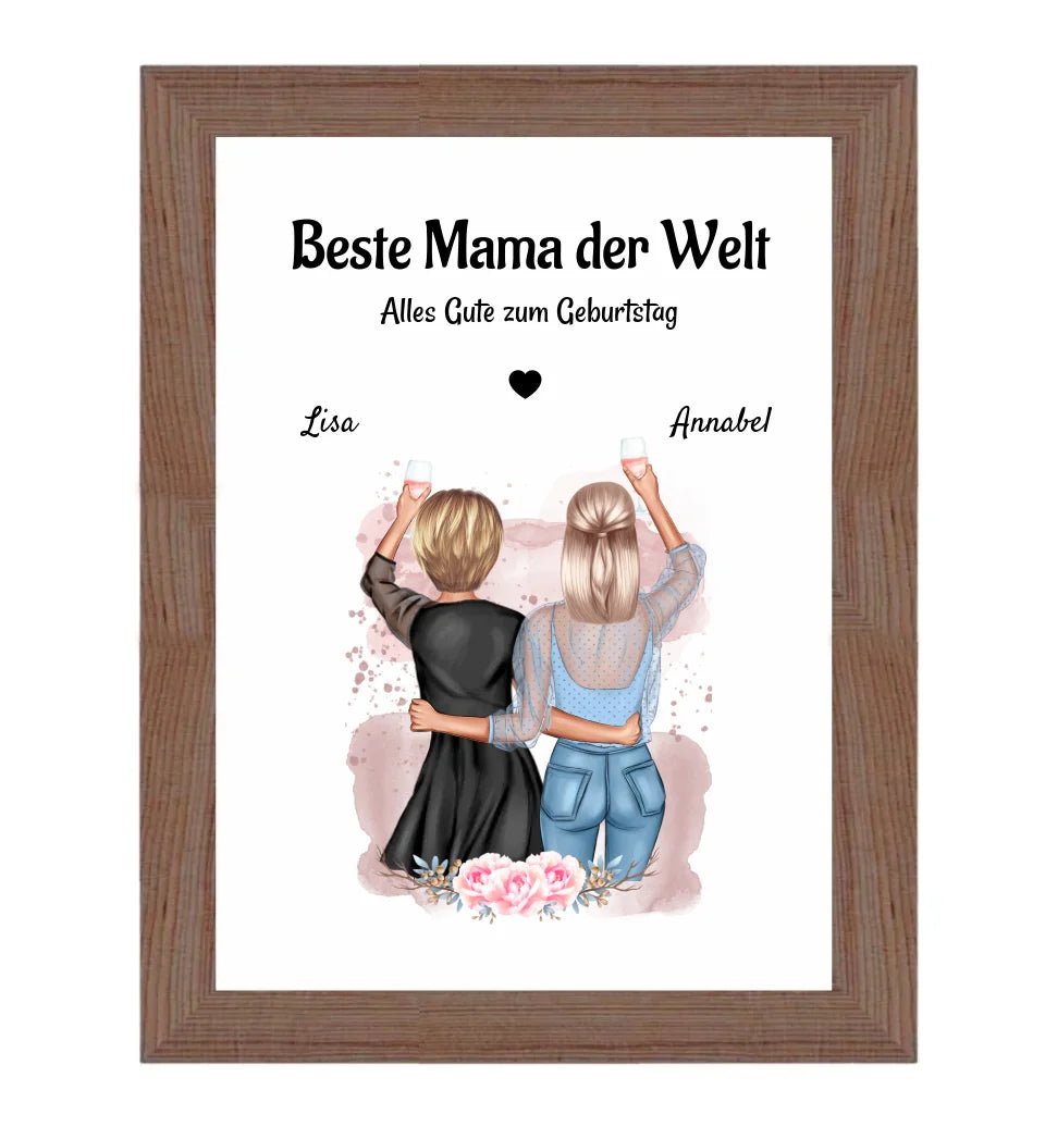 Poster Mama Definition Geschenk von Tochter - Cantty