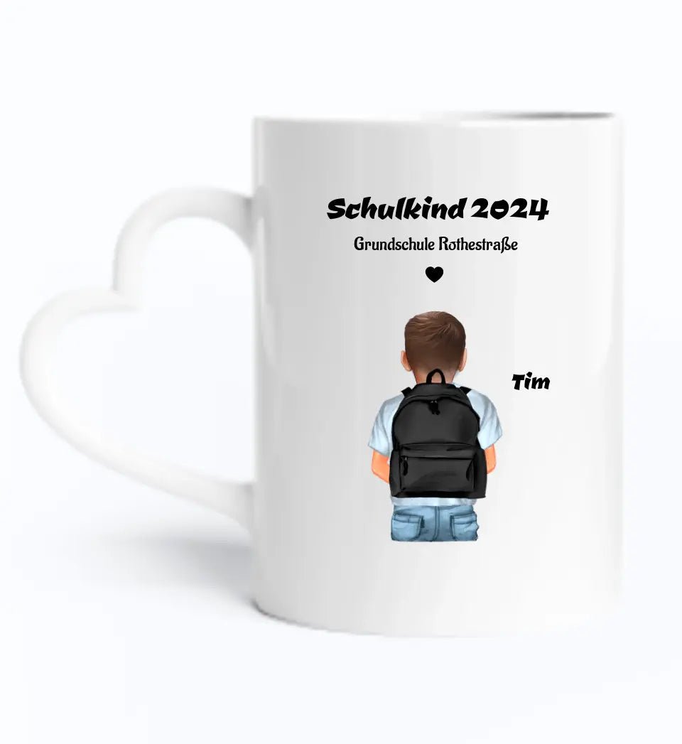 Schulkind Geschenk Tasse für Junge - Cantty