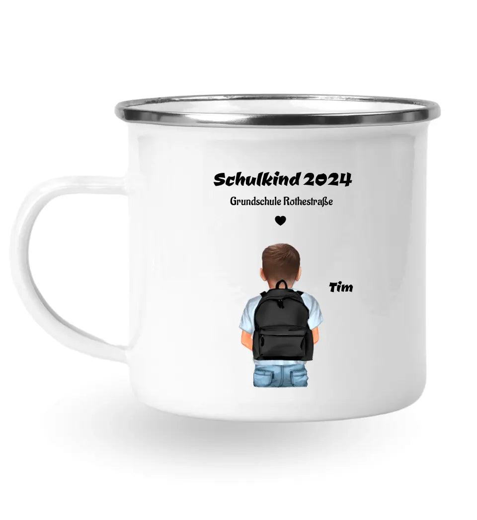 Schulkind Geschenk Tasse für Junge - Cantty