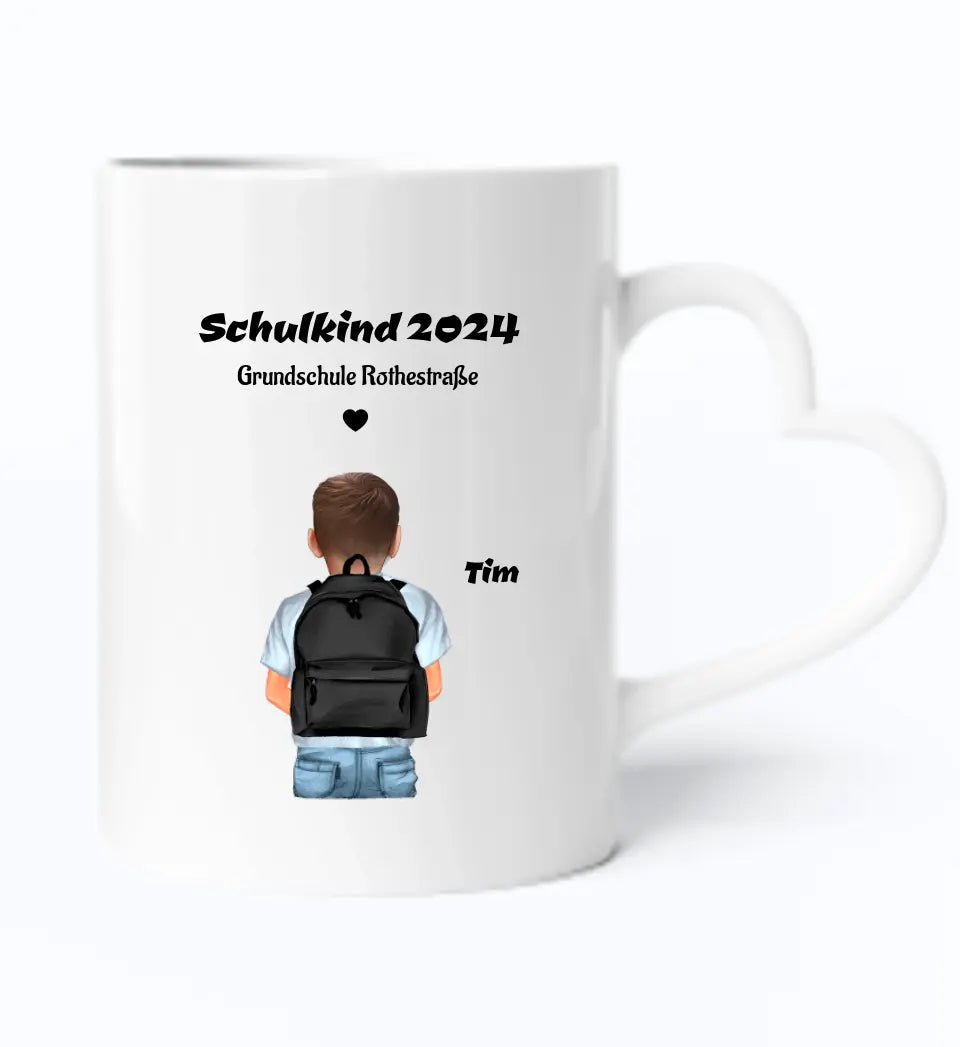 Schulkind Geschenk Tasse für Junge - Cantty