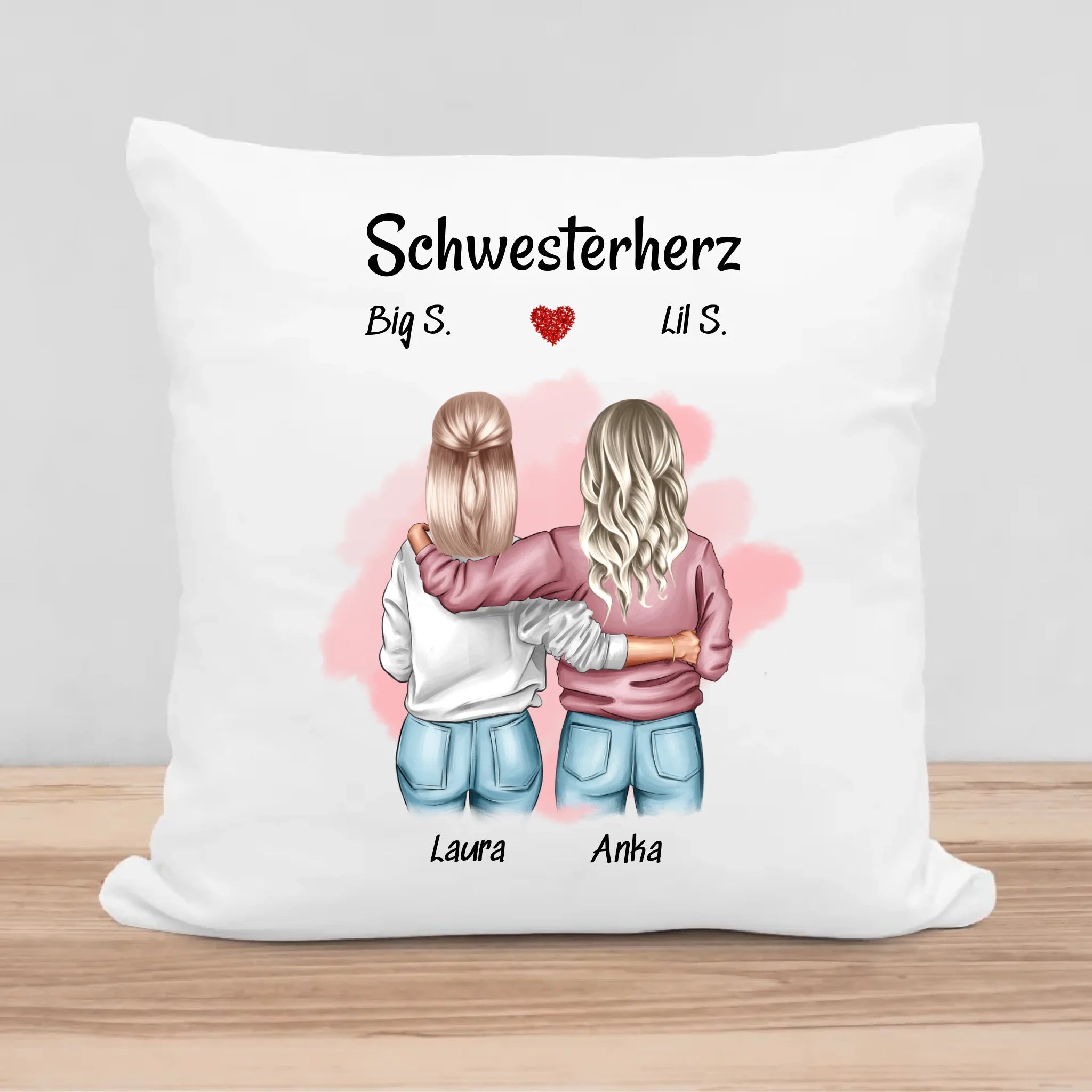 Schwester Kissen Geschenk - Cantty