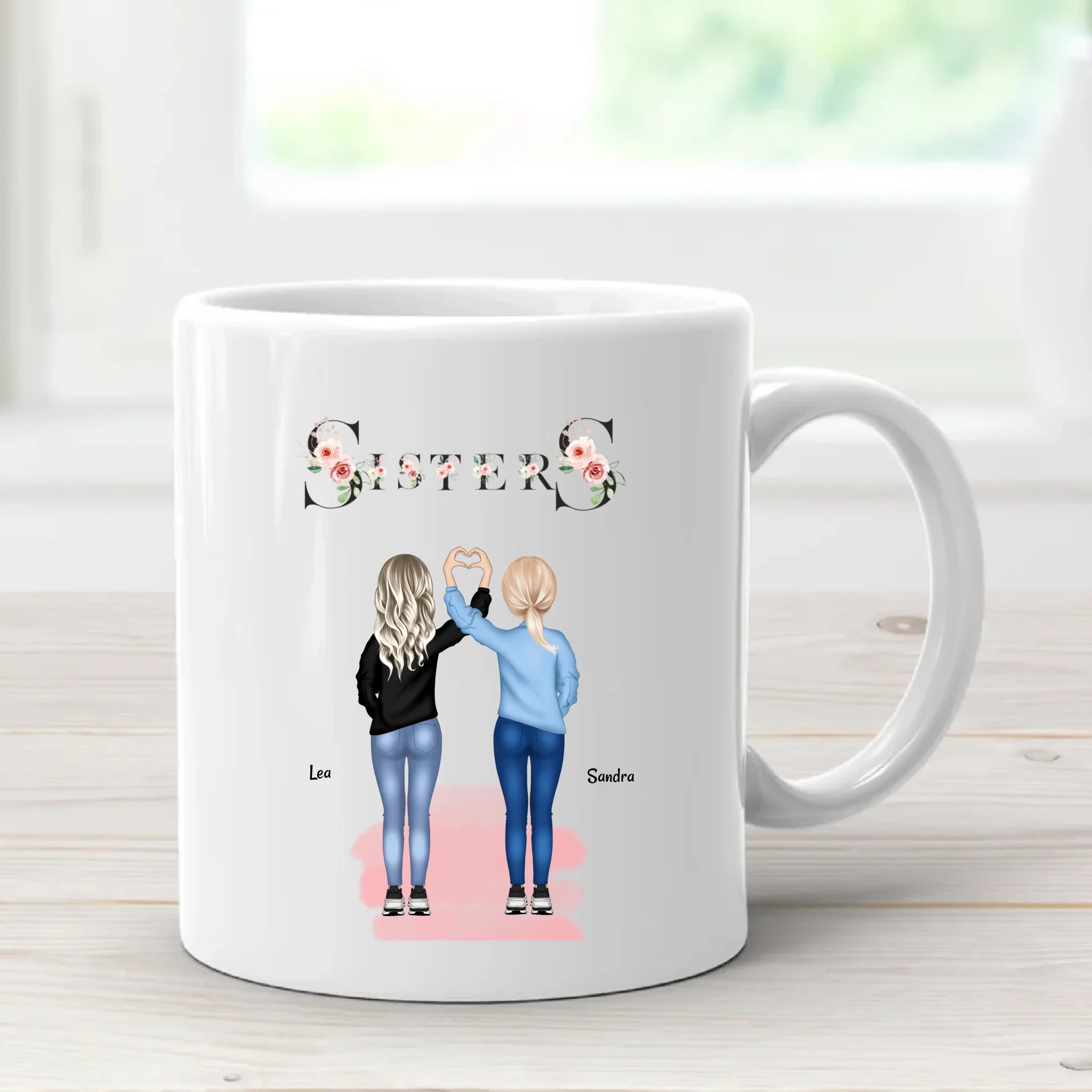 Schwesterherz Tasse personalisiert - Cantty