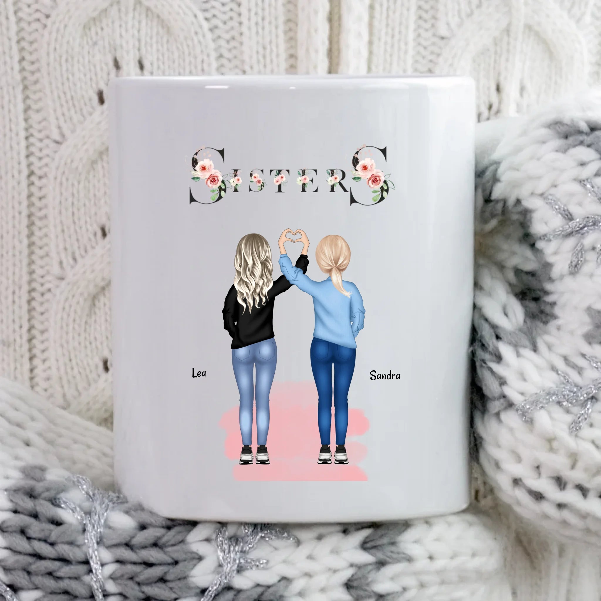 Schwesterherz Tasse personalisiert - Cantty