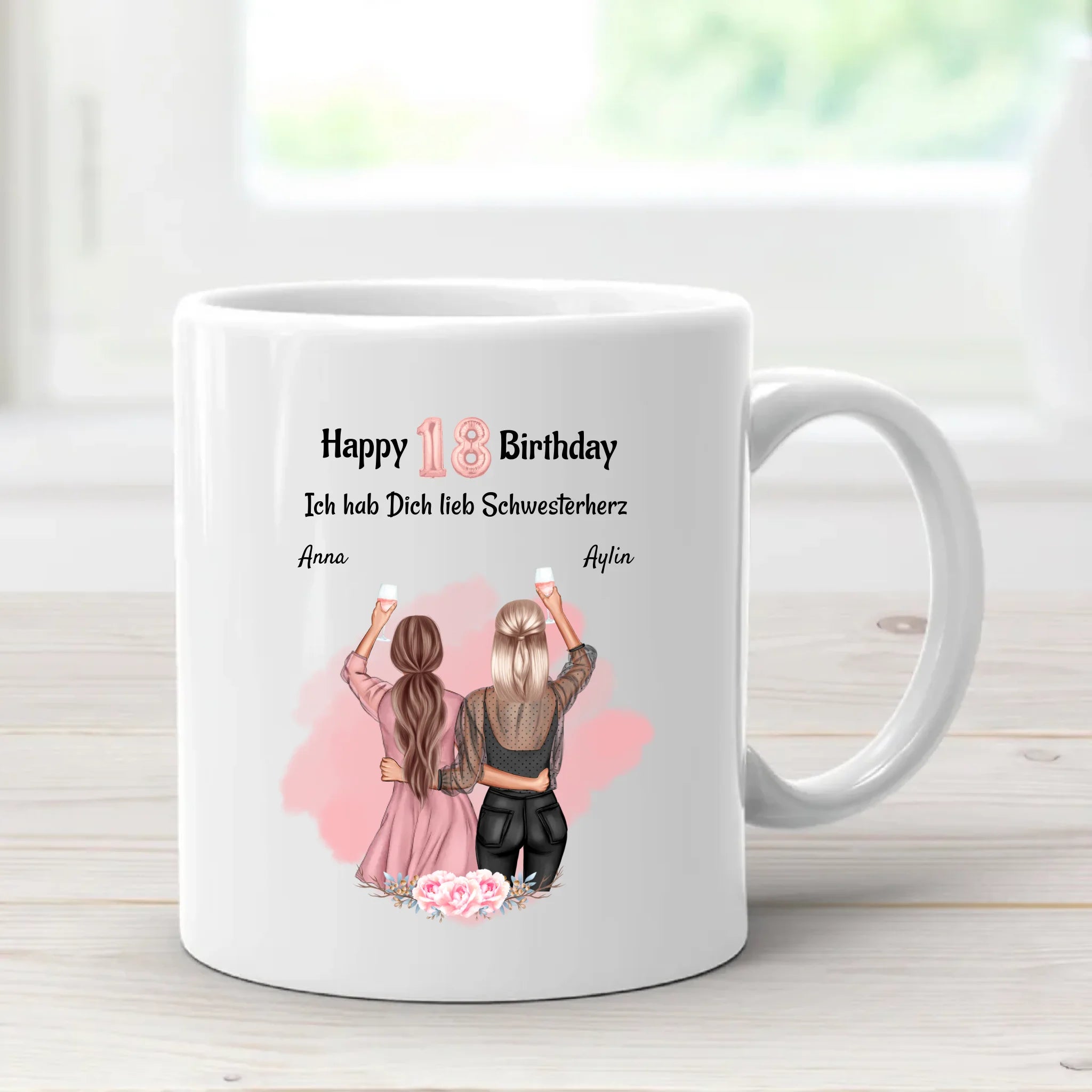 Schwestern Tasse Geschenk für 2 Personen - Cantty