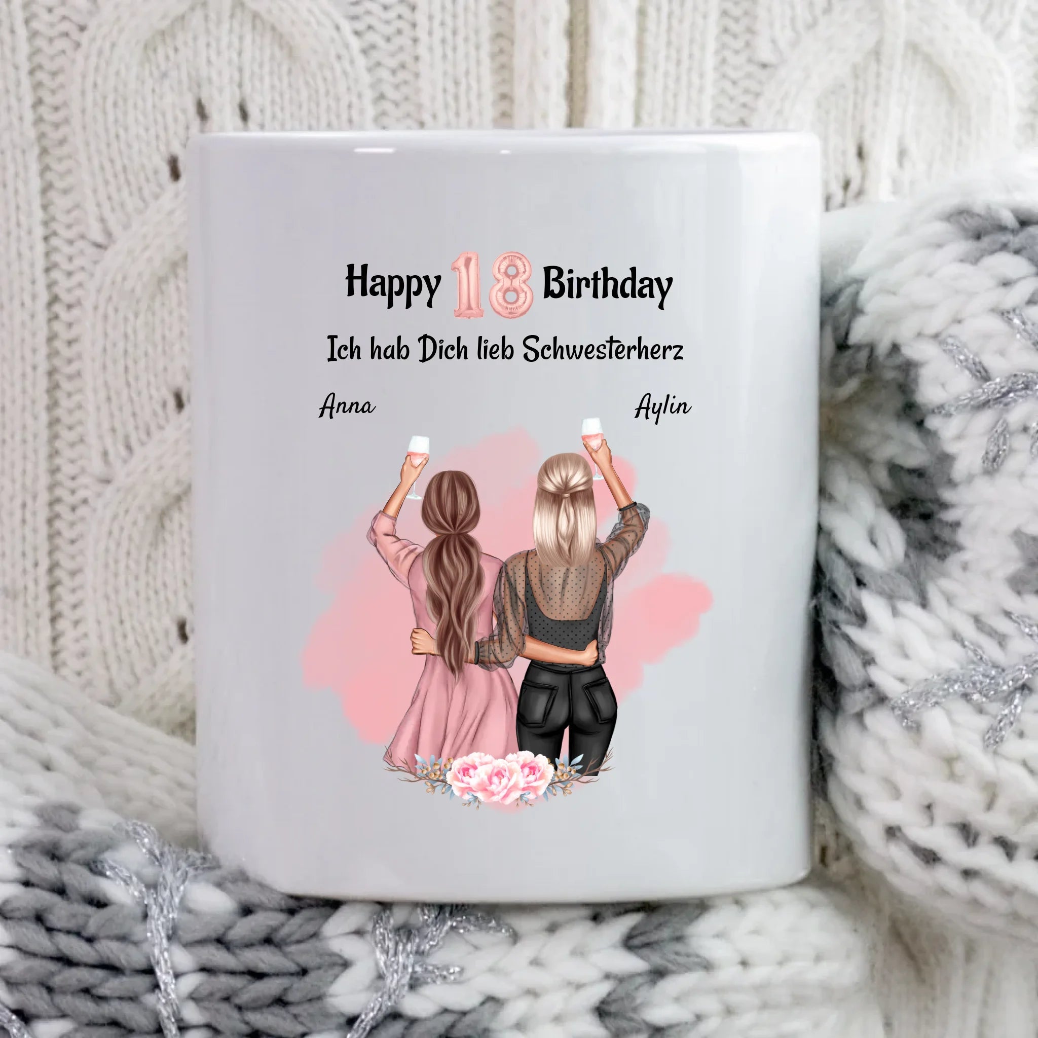 Schwestern Tasse Geschenk für 2 Personen - Cantty