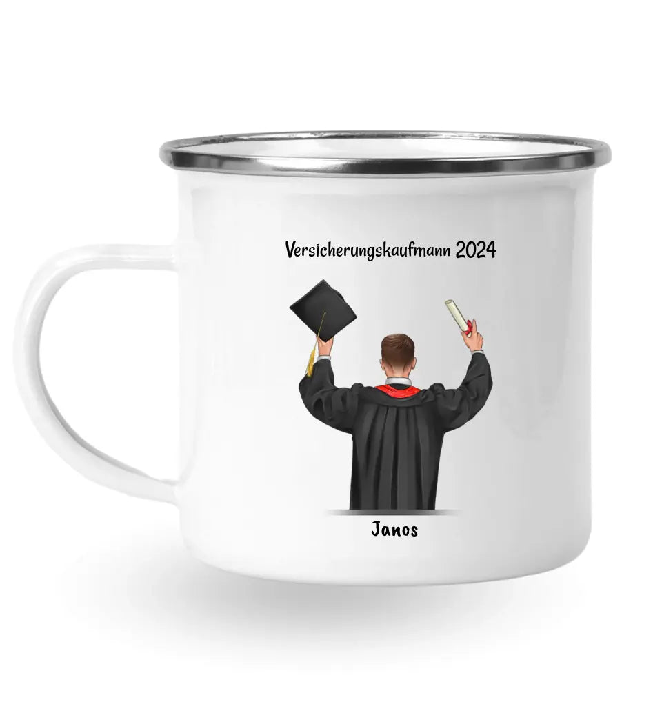 Sohn Ausbildung bestanden Tasse Geschenk personalisiert - Cantty