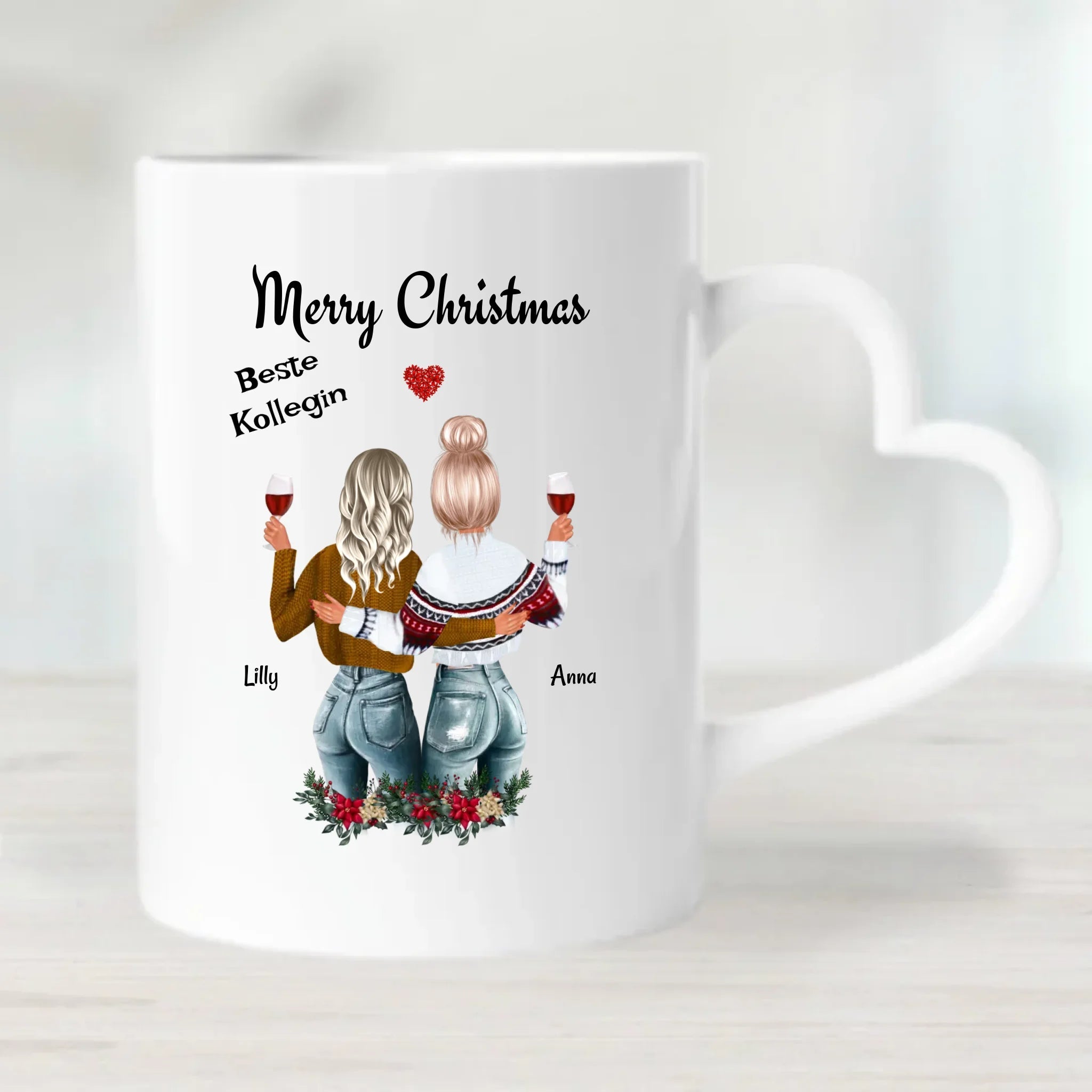 Tasse Arbeitskollegin Geschenk für Weihnachten personalisieren - Cantty