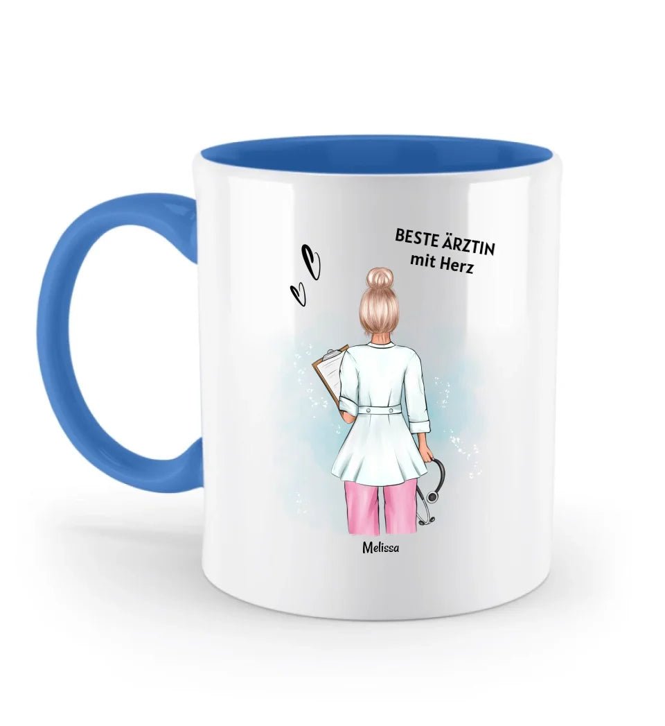 Tasse Arzt Frau Ärztin Geschenk Danke sagen / Geburtstag / Examen bestanden - Cantty