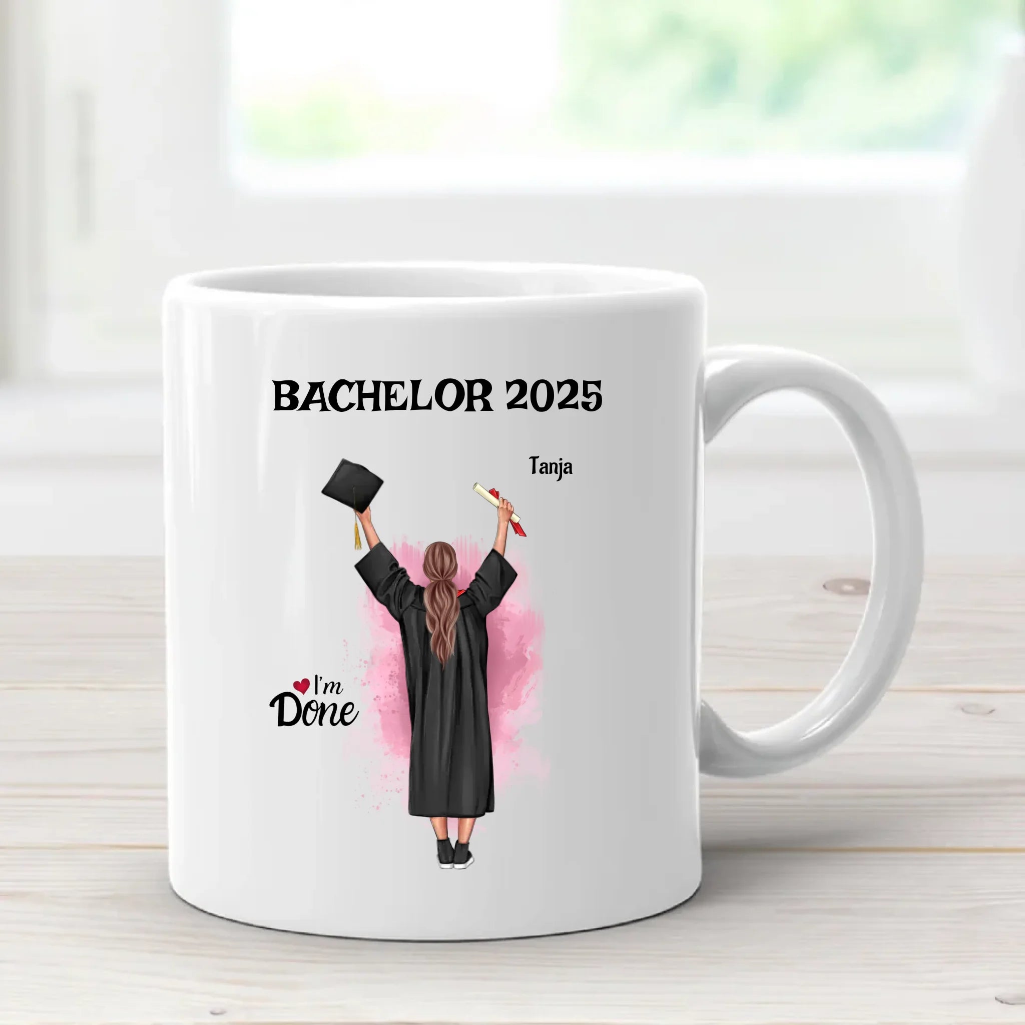 Tasse Bachelor Abschlussgeschenk personalisieren - Cantty