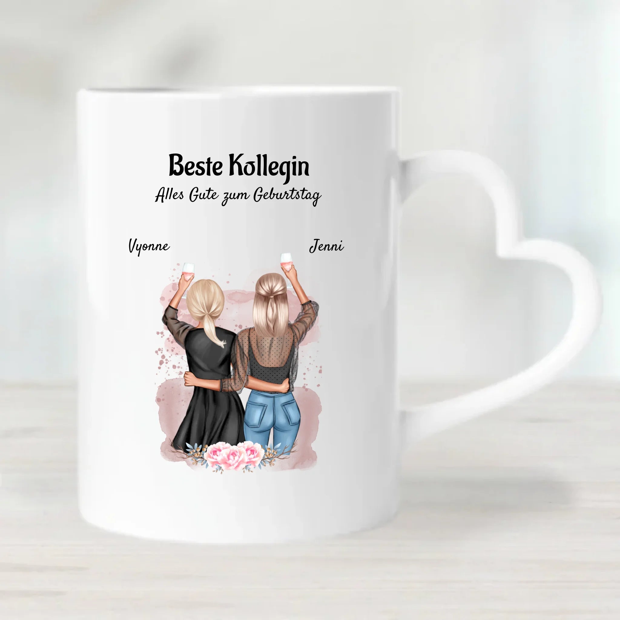 Tasse Beste Kollegin & Lieblingskollegin Geburtstag Geschenk - Cantty