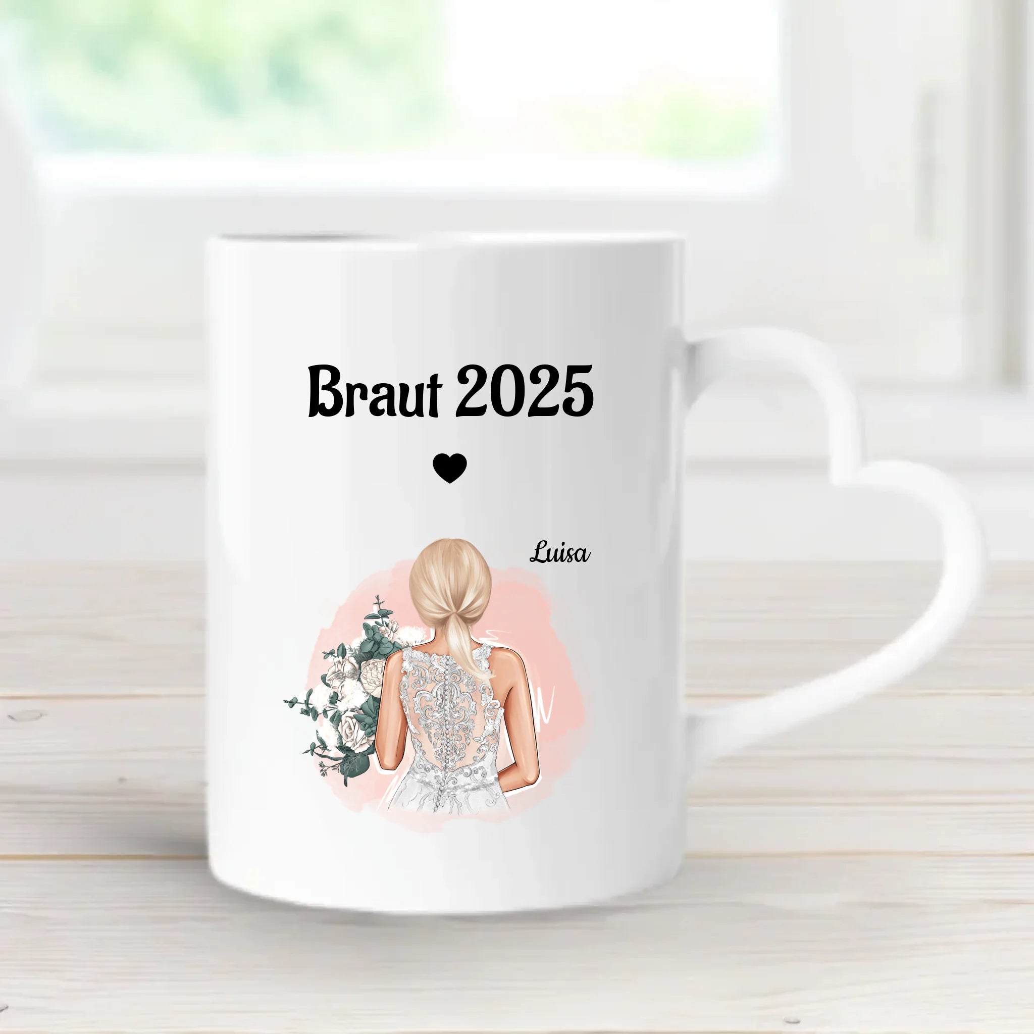 Tasse Braut Geschenk personalisiert - Cantty