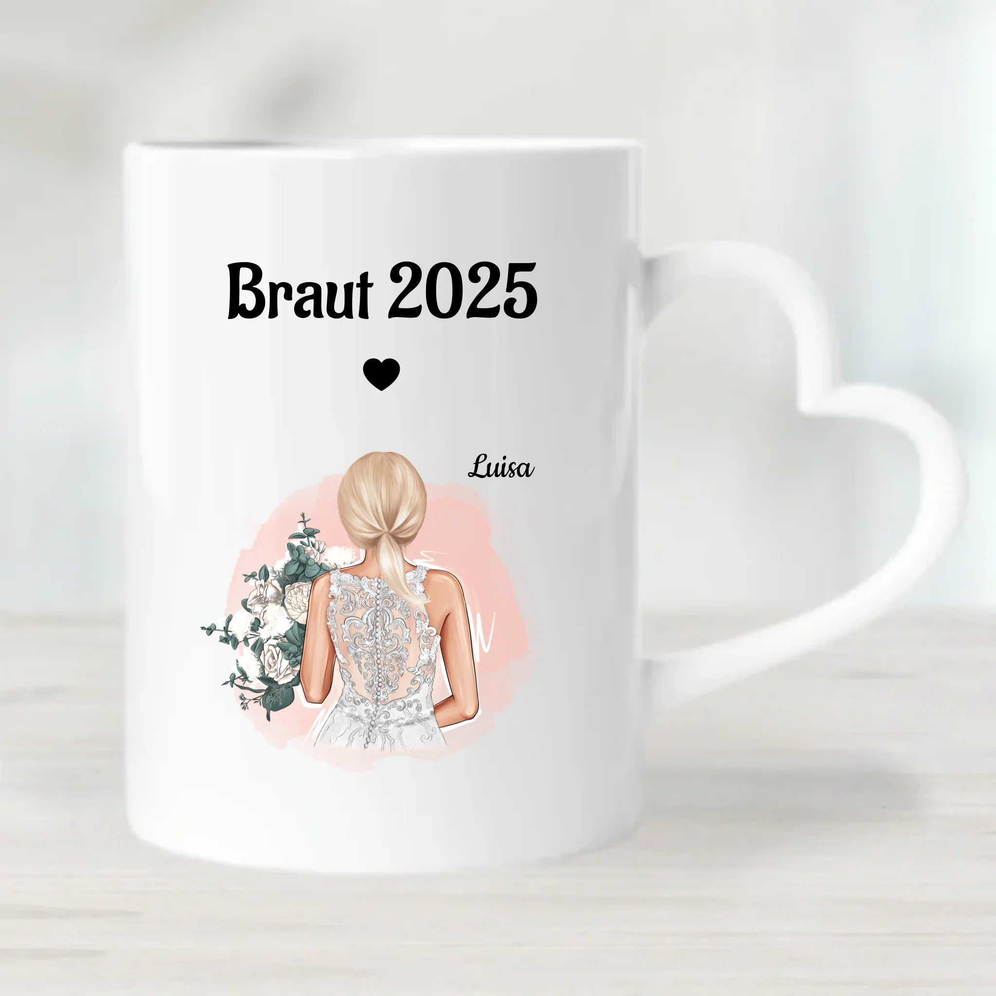 Tasse Braut Geschenk personalisiert - Cantty