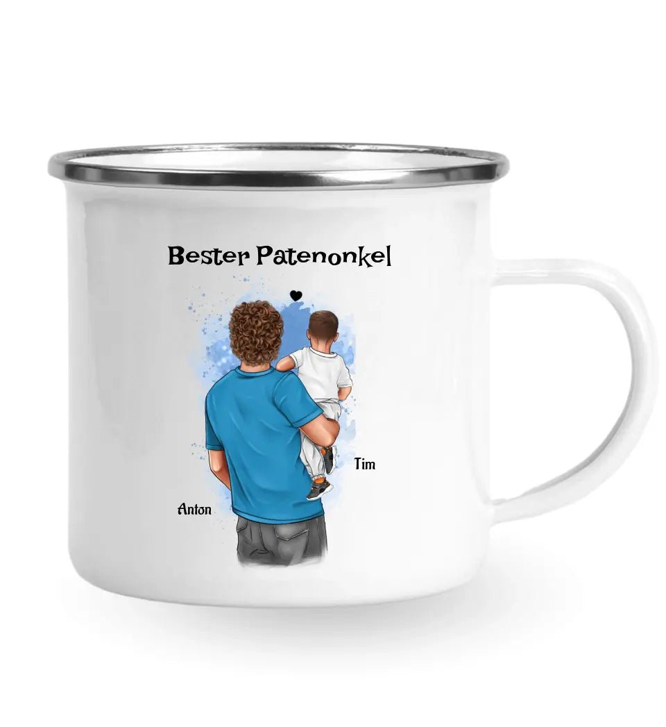 Tasse für besten Patenonkel Bild mit Patenkind Junge - Cantty